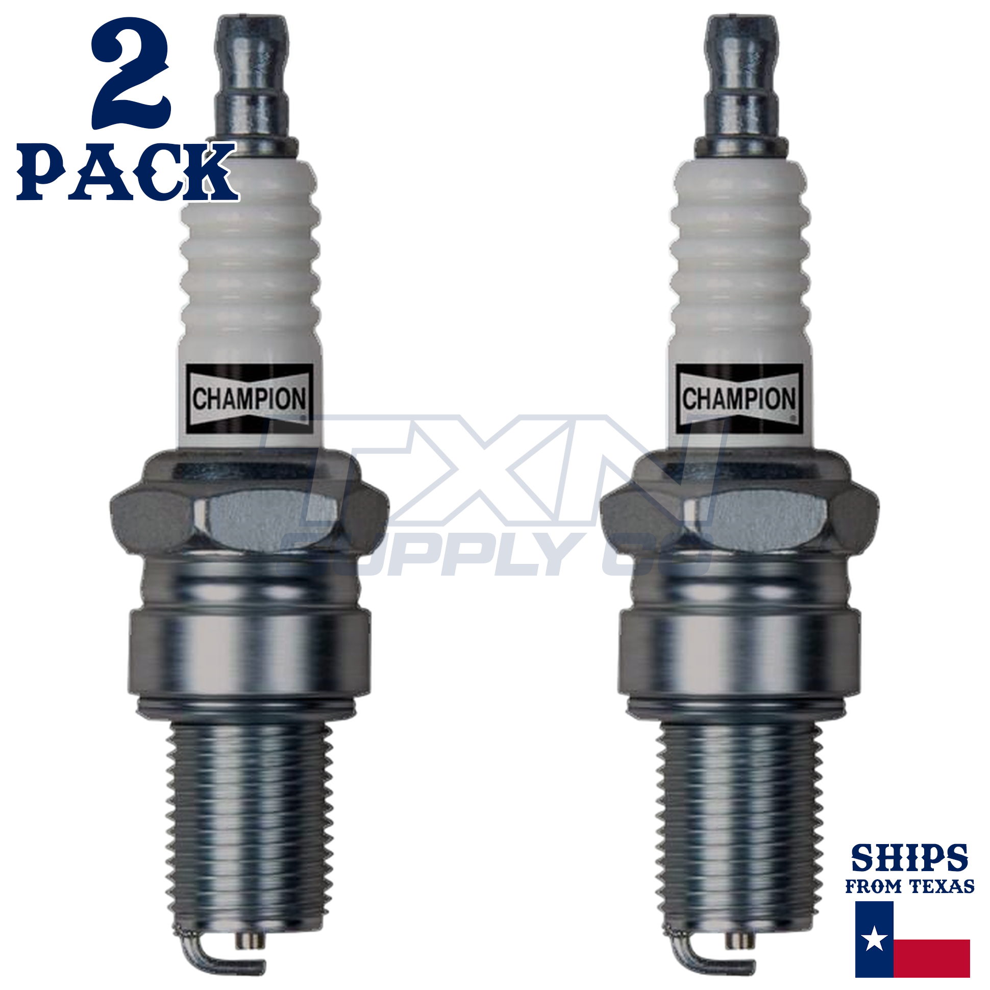Champion 123 Spark Plugs 2 Pack - Image 1