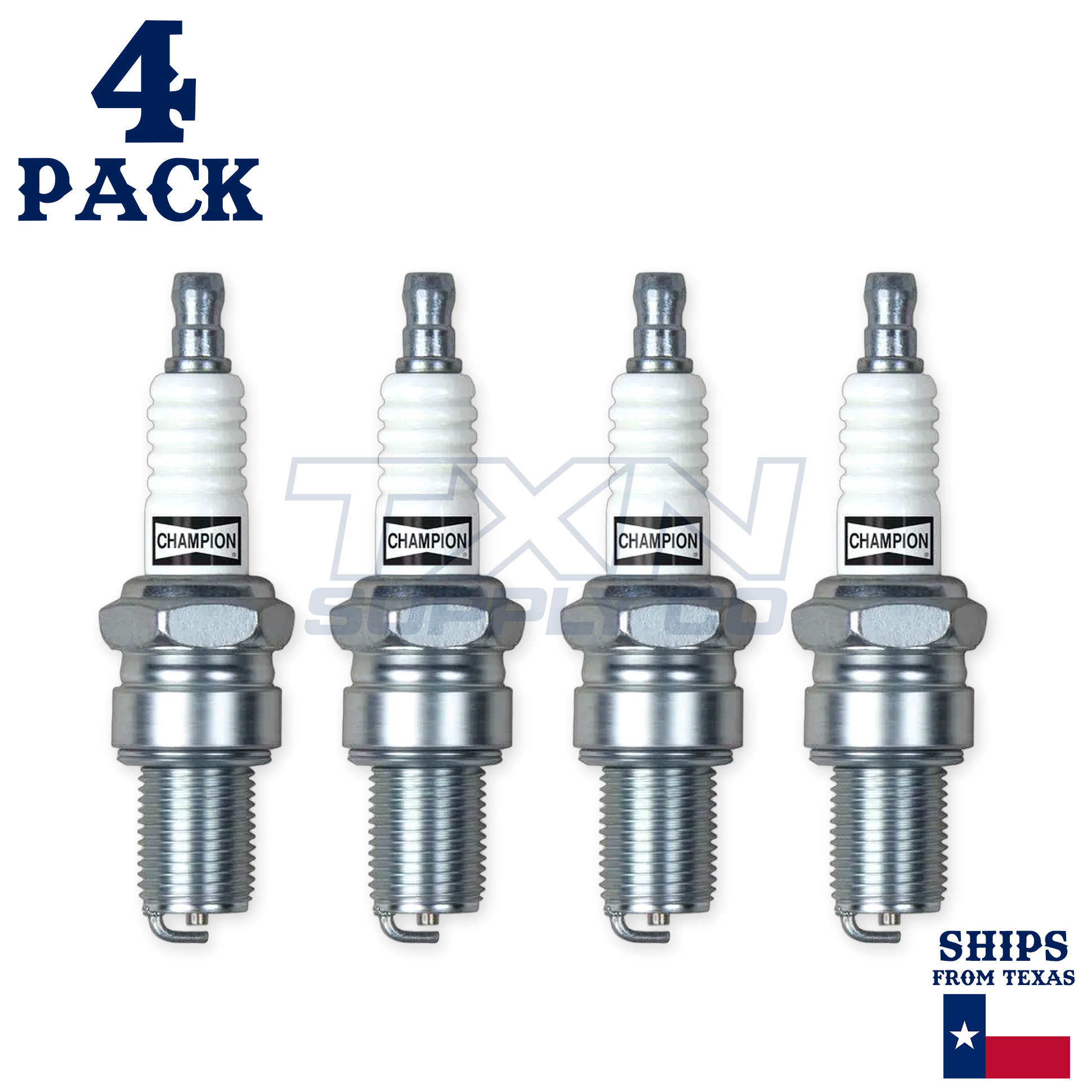 Champion 123 Copper Plus Spark Plug RN5C - 4 Pack - Image 2