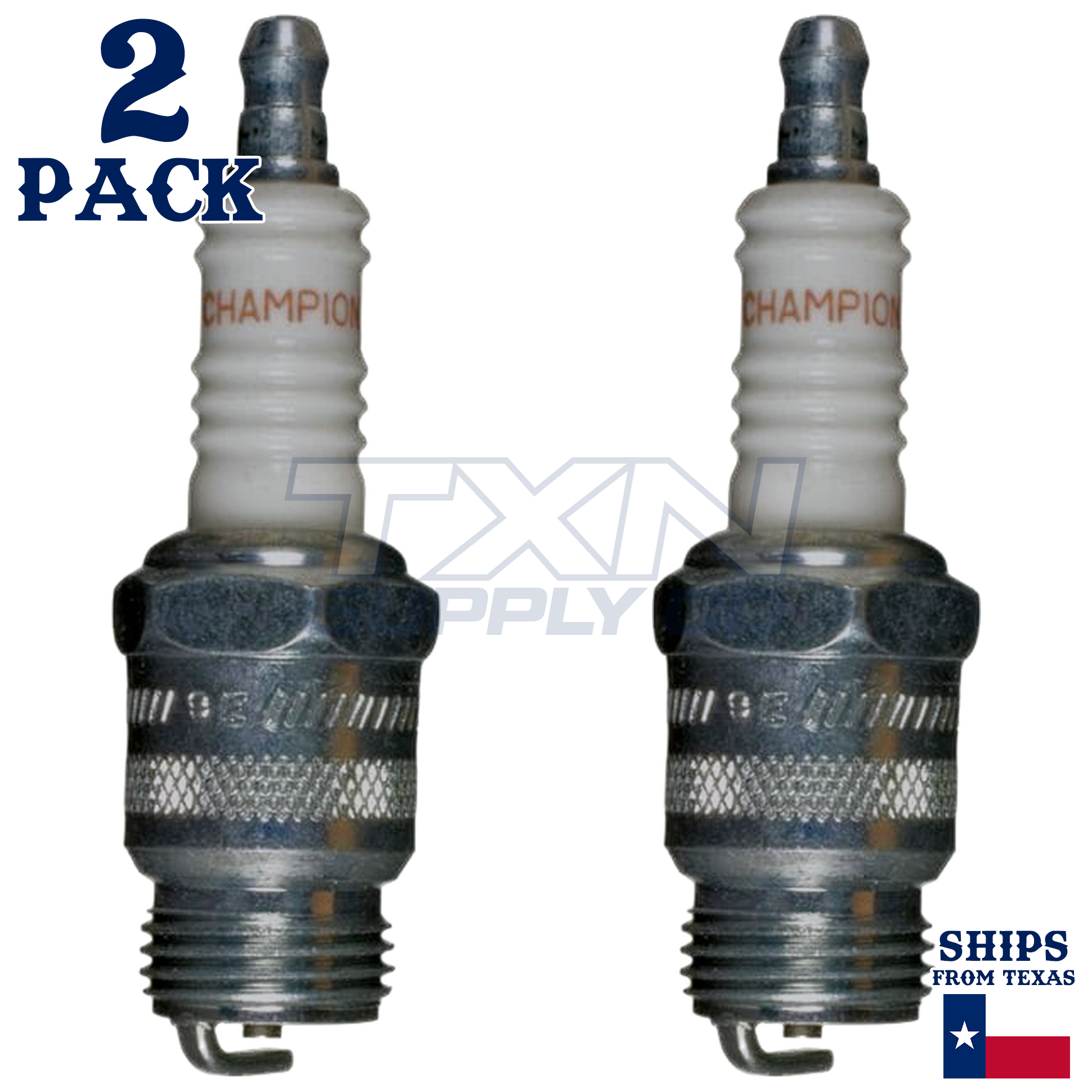 Champion 129 Spark Plugs 2 Pack - Image 1