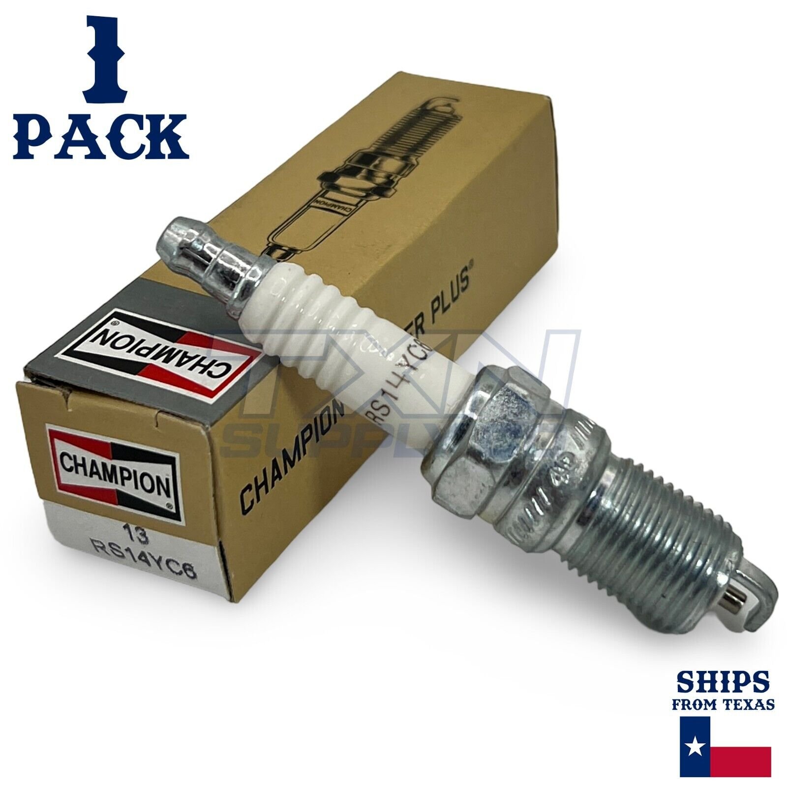 Champion 13 Copper Plus Spark Plug RS14YC6 - 1 Pack - Image 1