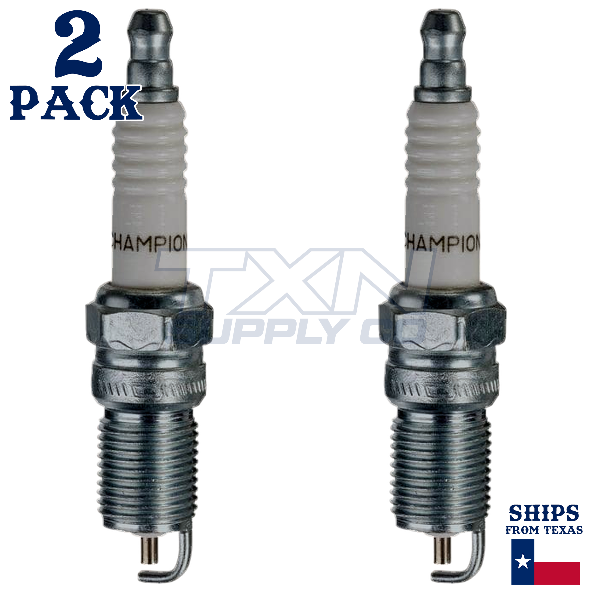 Champion 15 Spark Plugs 2 Pack - Image 1