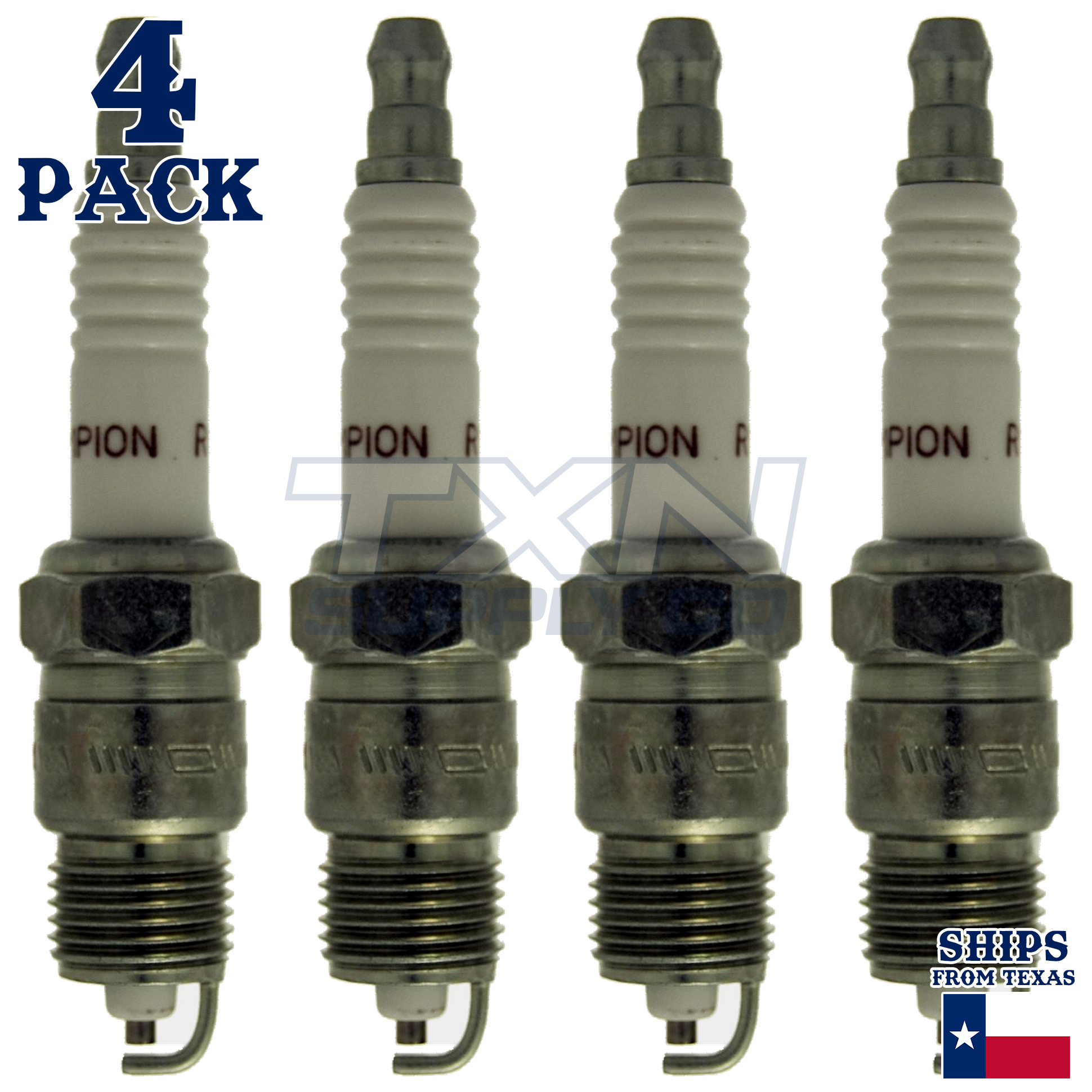 Champion 18 Copper Plus Spark Plug RV15YC4 - 4 Pack - Image 1
