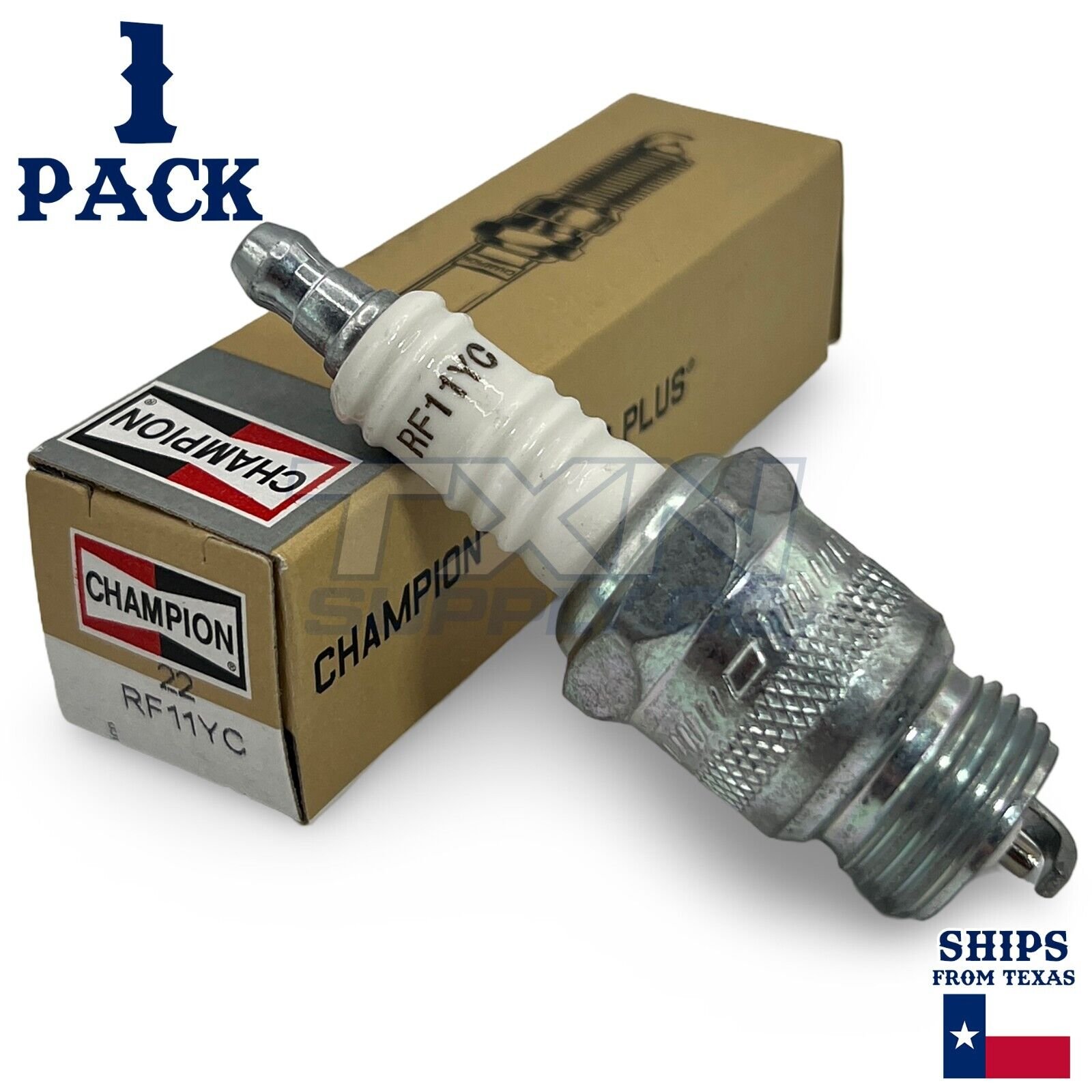 Champion 22 Copper Plus Spark Plugs RF11YC - 1 Pack - Image 1