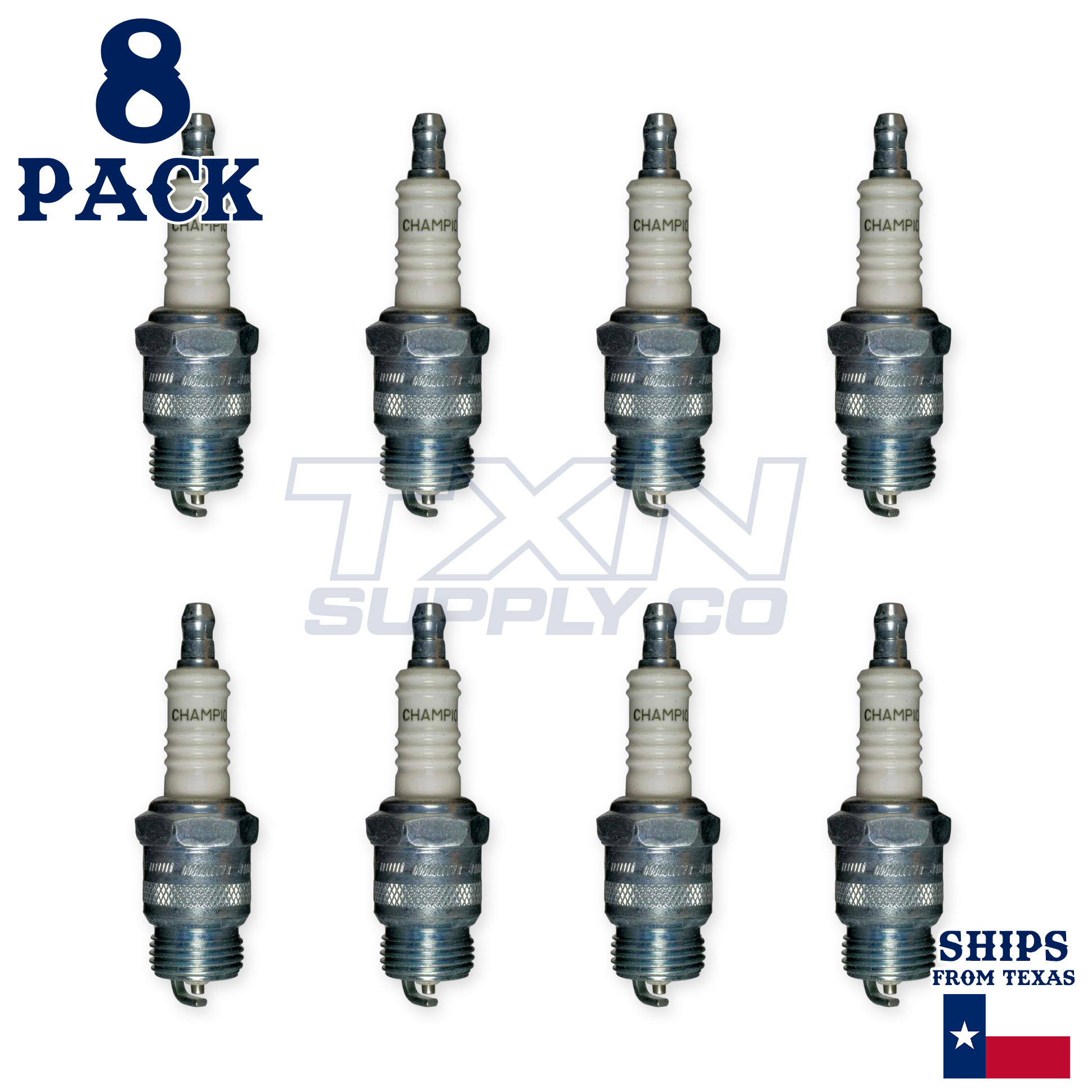 Champion 22 Copper Plus Spark Plugs RF11YC - 8 Pack - Image 2
