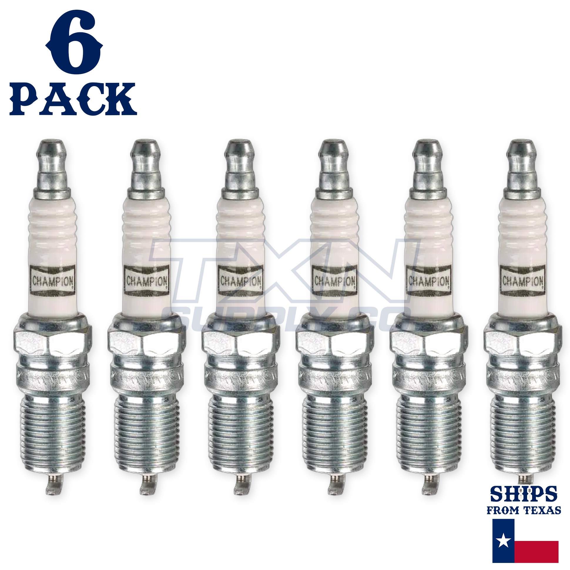 Champion 3013 Platinum Spark Plugs RS14PYC6 - 6 Pack - Image 2