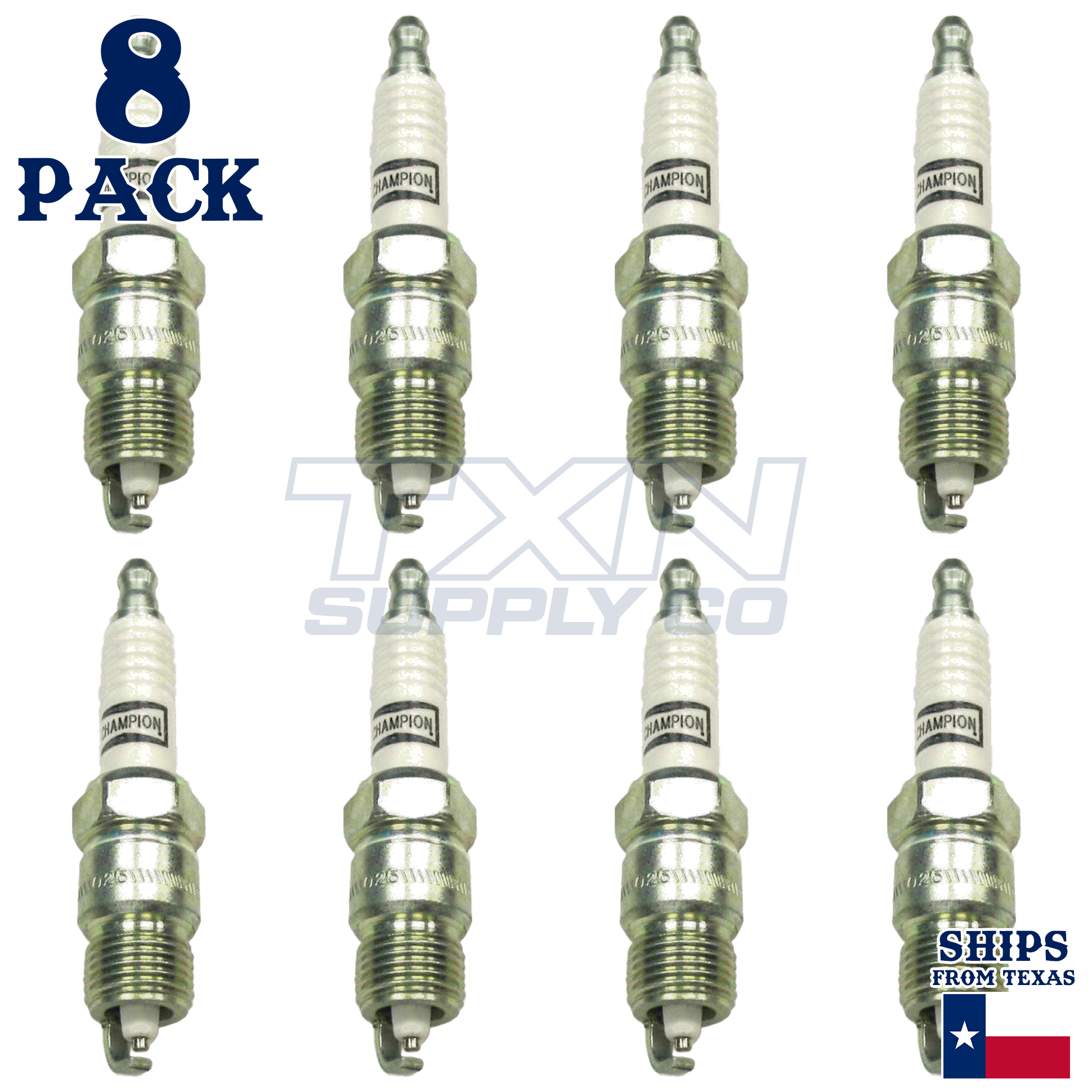 Champion 3018 Platinum Spark Plugs RV17PMC4 - 8 Pack - Image 2