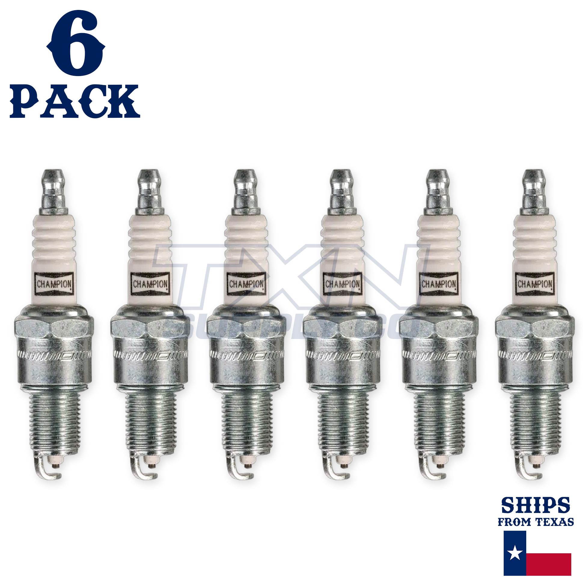 Champion 3031 Platinum Spark Plugs for RN14PMC5 - 6 Pack - Image 2