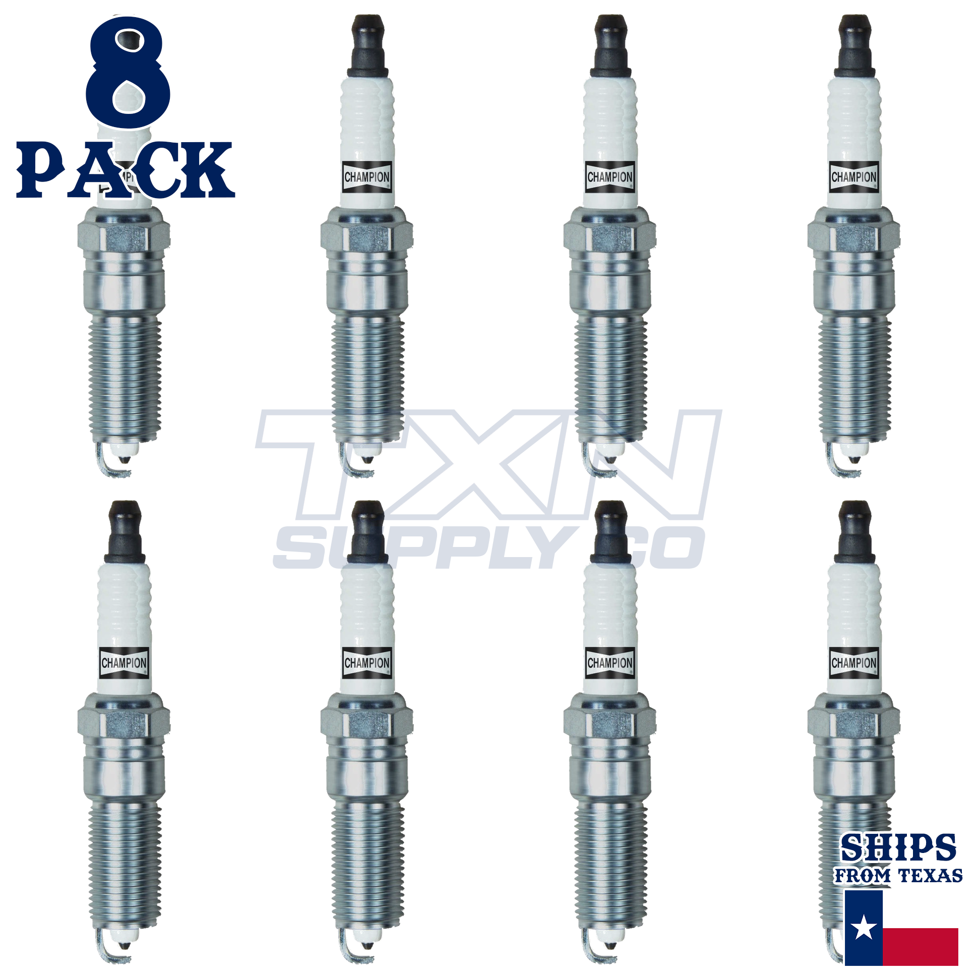 Champion 3032 Platinum Spark Plugs RE10PMC5 - 8 Pack - Image 2