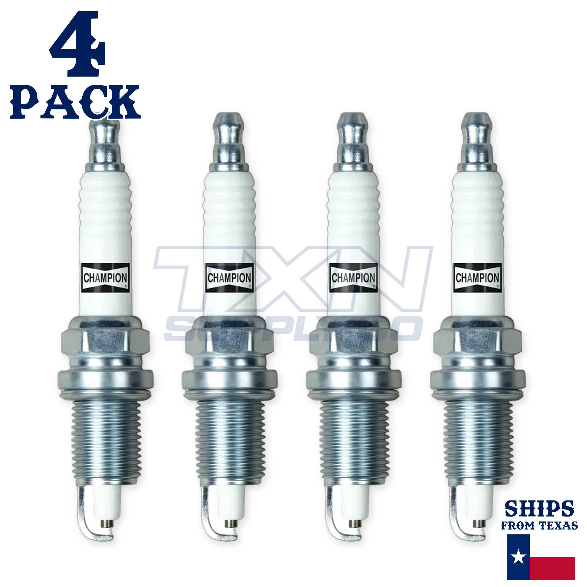 Champion 3034 Platinum Spark Plugs RC12PEC5 - 4 Pack - Image 2