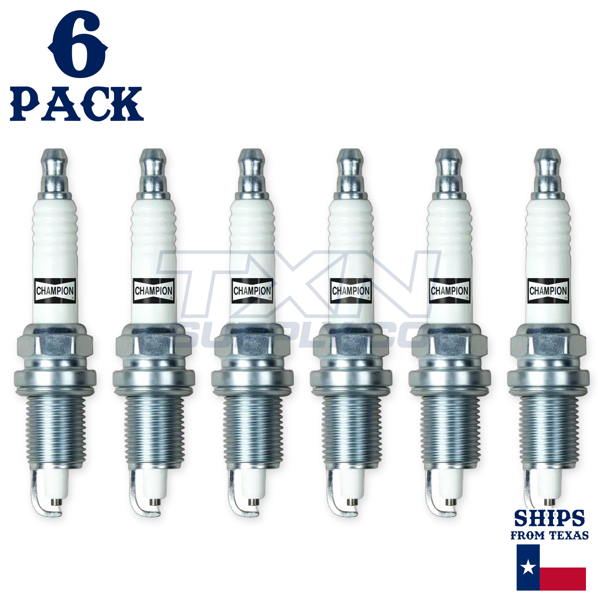 Champion 3034 Platinum Spark Plugs RC12PEC5 - 6 Pack - Image 2