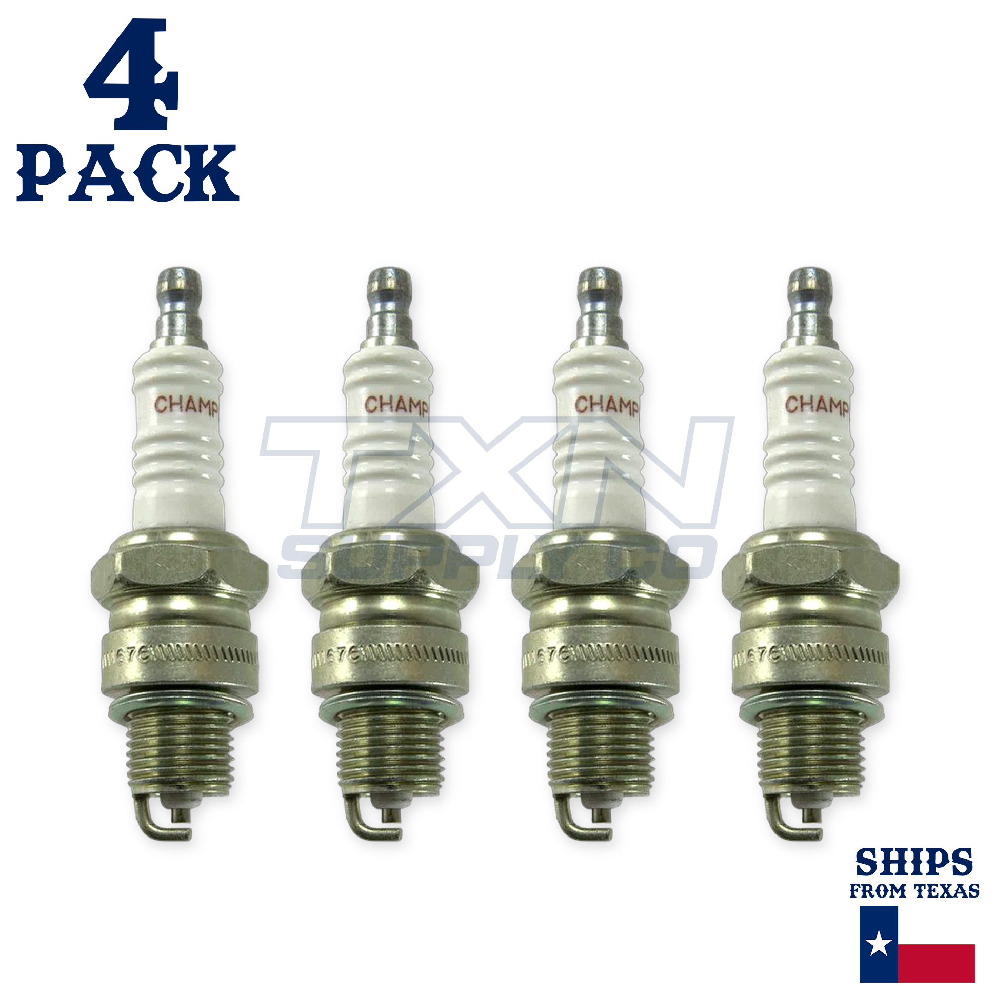 Champion 312 Copper Plus Spark Plug L87YC - 4 Pack - Image 2