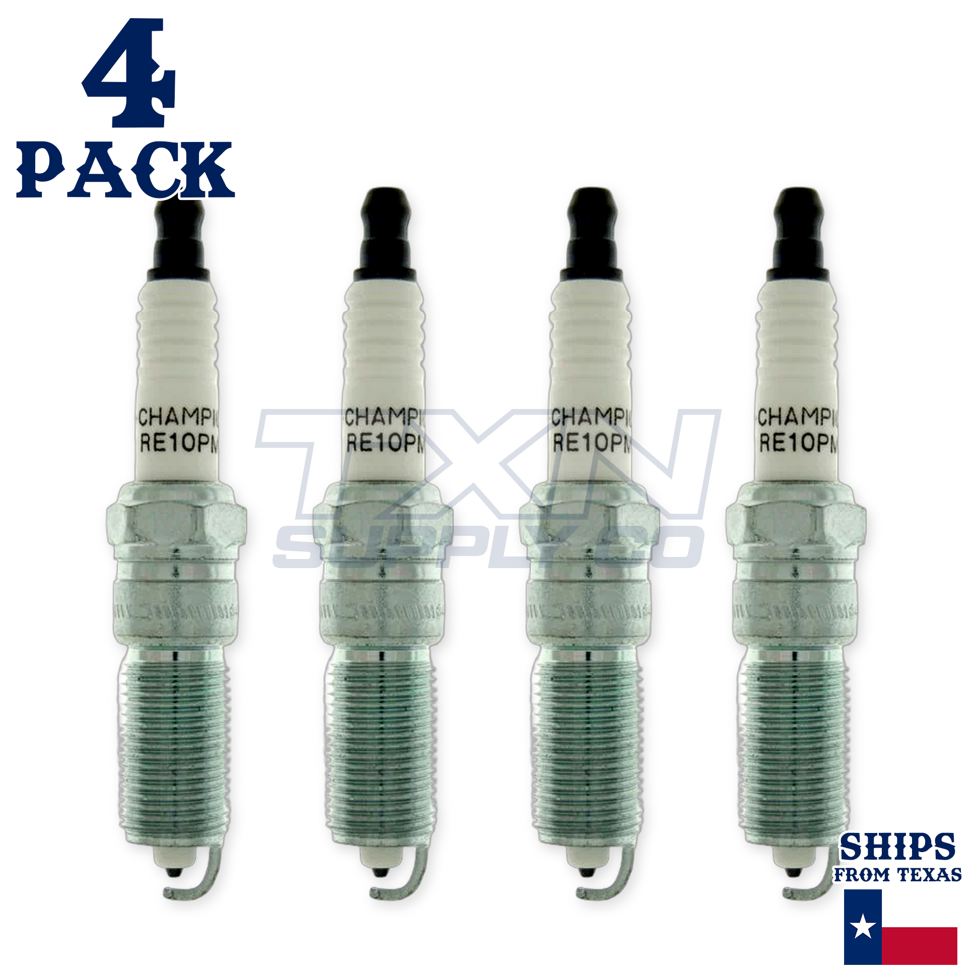 Champion 3132 Platinum Spark Plugs RE10PMC5 - 4 Pack - Image 2