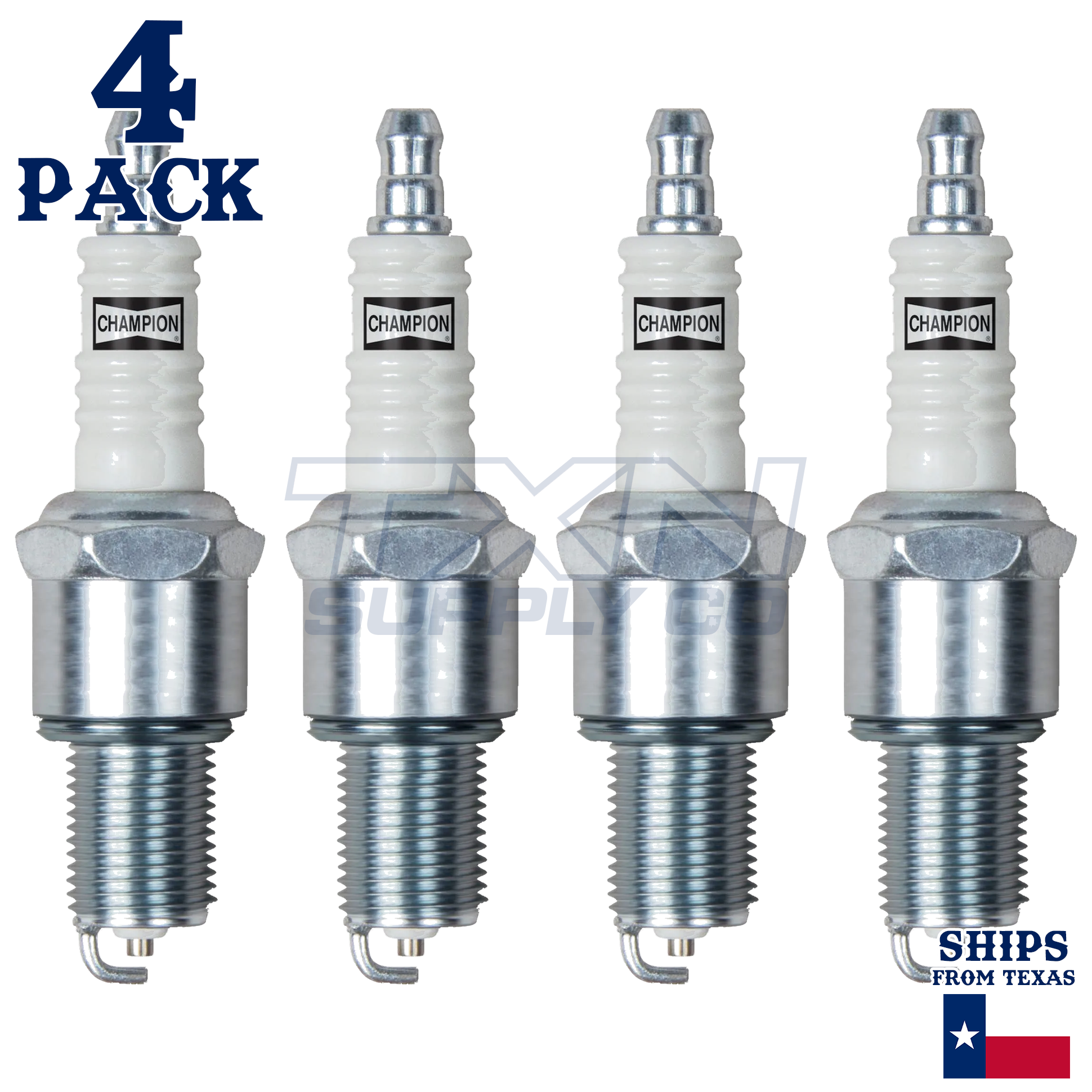 4 Pack Champion Copper Plus Spark Plugs 2001-2006 Hyundai Santa Fe 2.4L L4 - Image 2