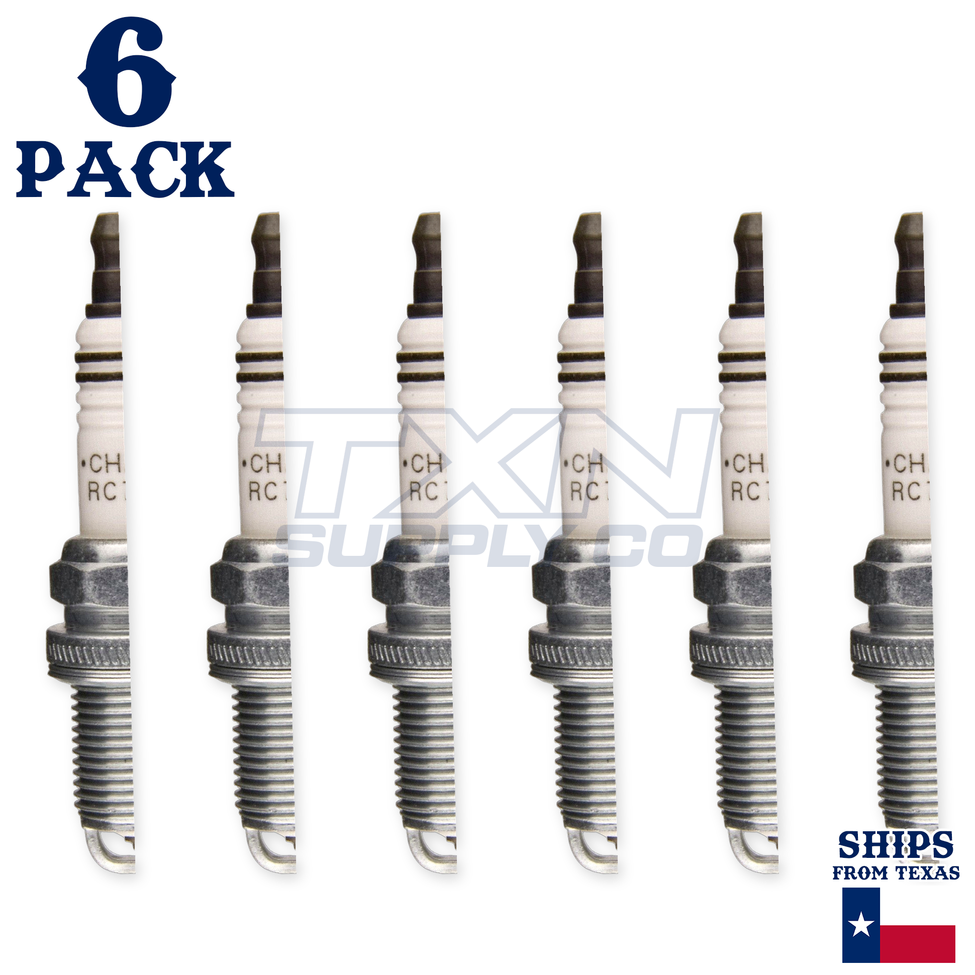 Champion 3340 Platinum Spark Plugs RC7PYCB4 - 6 Pack - Image 2