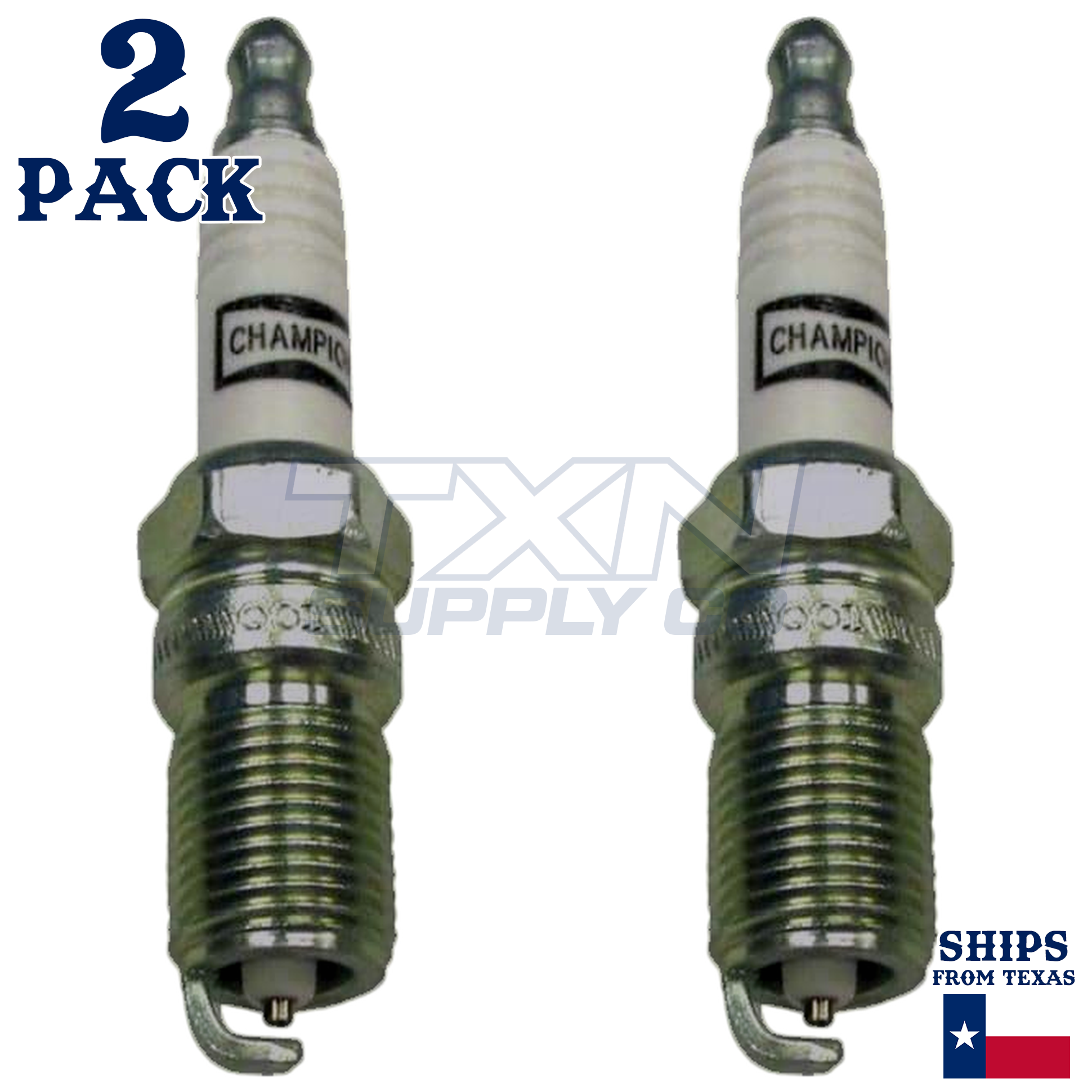 Champion 3401 Spark Plugs 2 Pack - Image 1