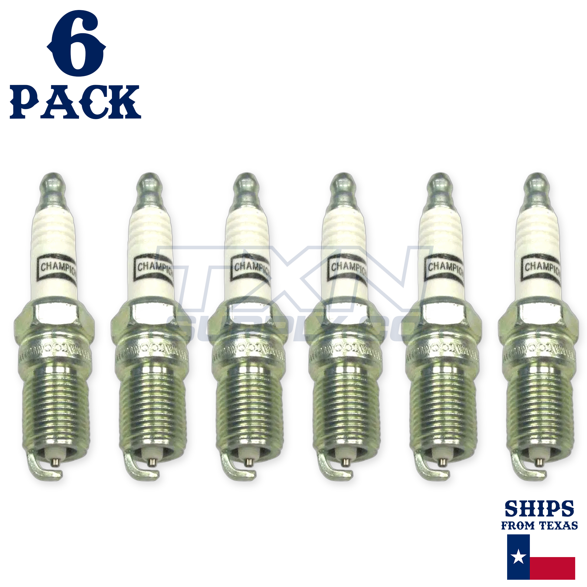 Champion 3401 Platinum Spark Plugs RS10PYC4 - 6 Pack - Image 2