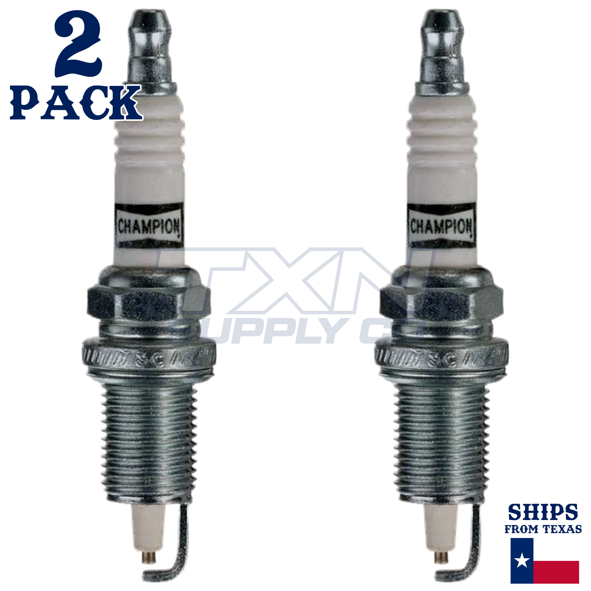 Champion 3412 Spark Plugs 2 Pack - Image 1