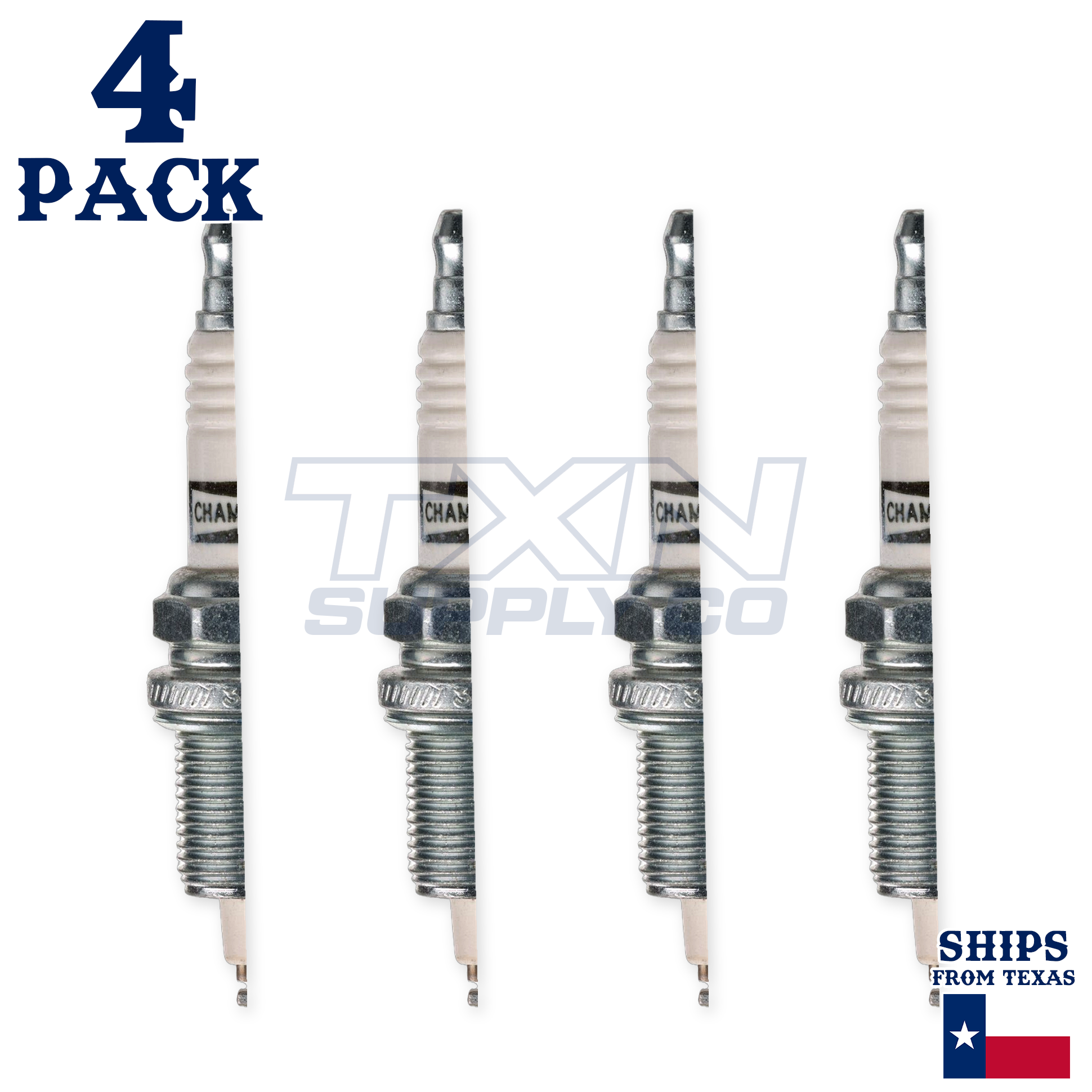 Champion 3412 Platinum Spark Plugs RC10PEC - 4 Pack - Image 2