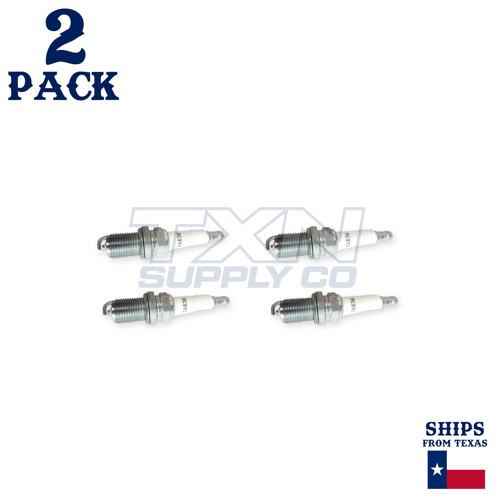 Champion 344 Copper Plus Spark Plug RC9YC - 2 Pack - Image 2