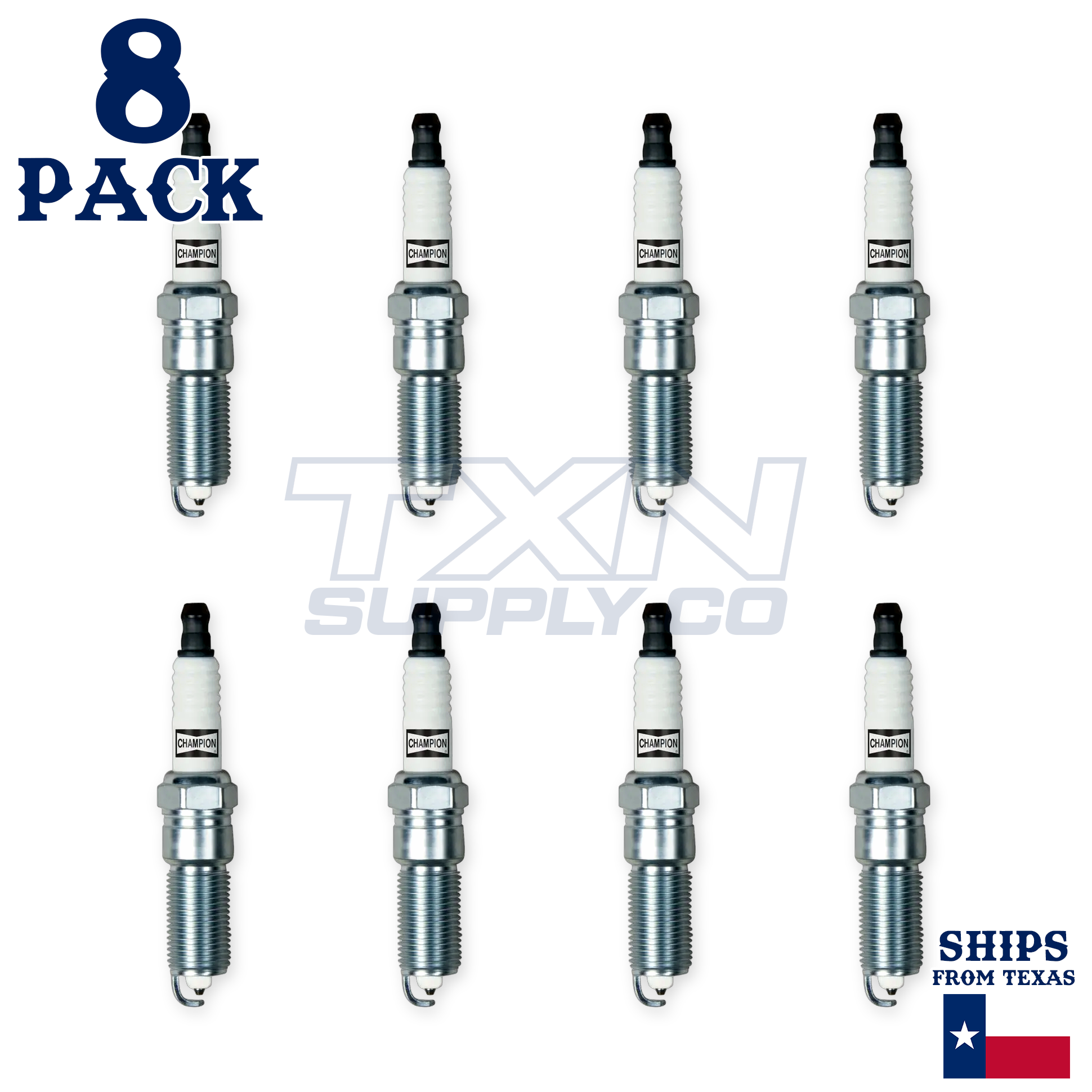 Champion 3570 Platinum Spark Plugs RE14PMC - 8 Pack - Image 2