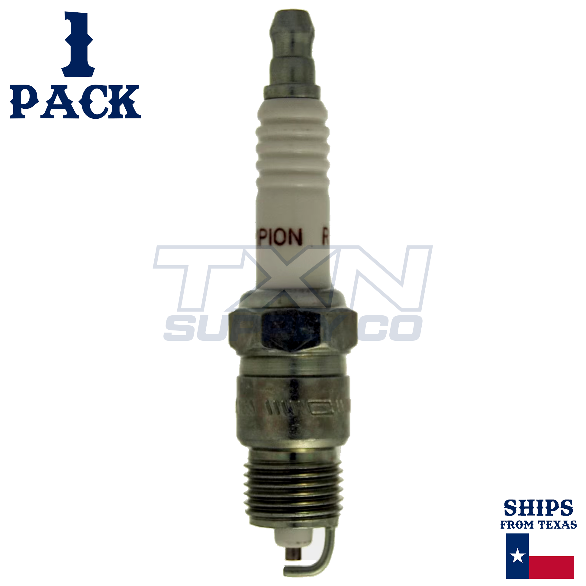 Champion Copper Plus 406 Spark Plug RV12YC - 4 Pack - Image 1