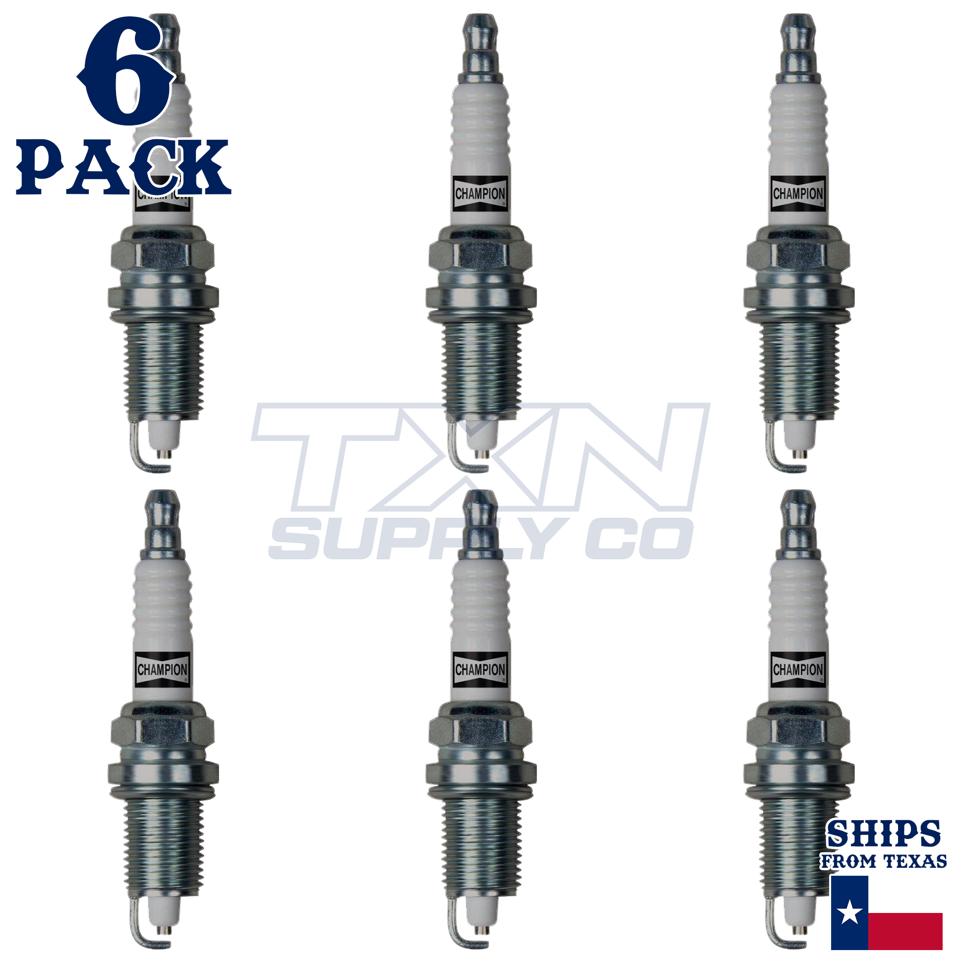 Champion 436 Spark Plugs 6 Pack - Image 1