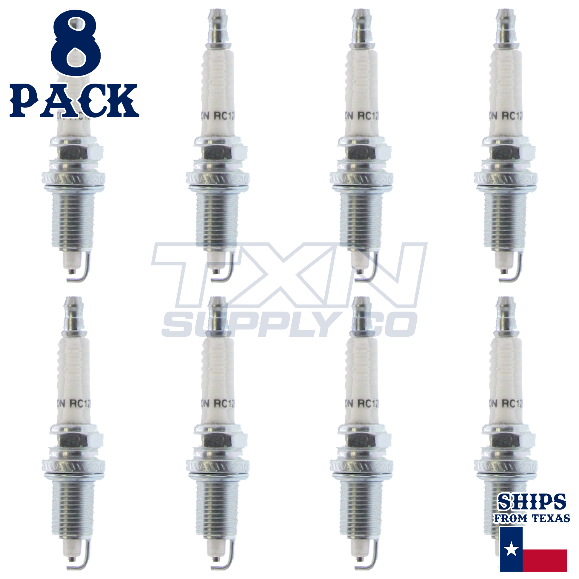 8 Pack Spark Plugs Champion Copper Set DODGE RAM 3500 VAN 1999-2003 V8-5.9L - Image 2