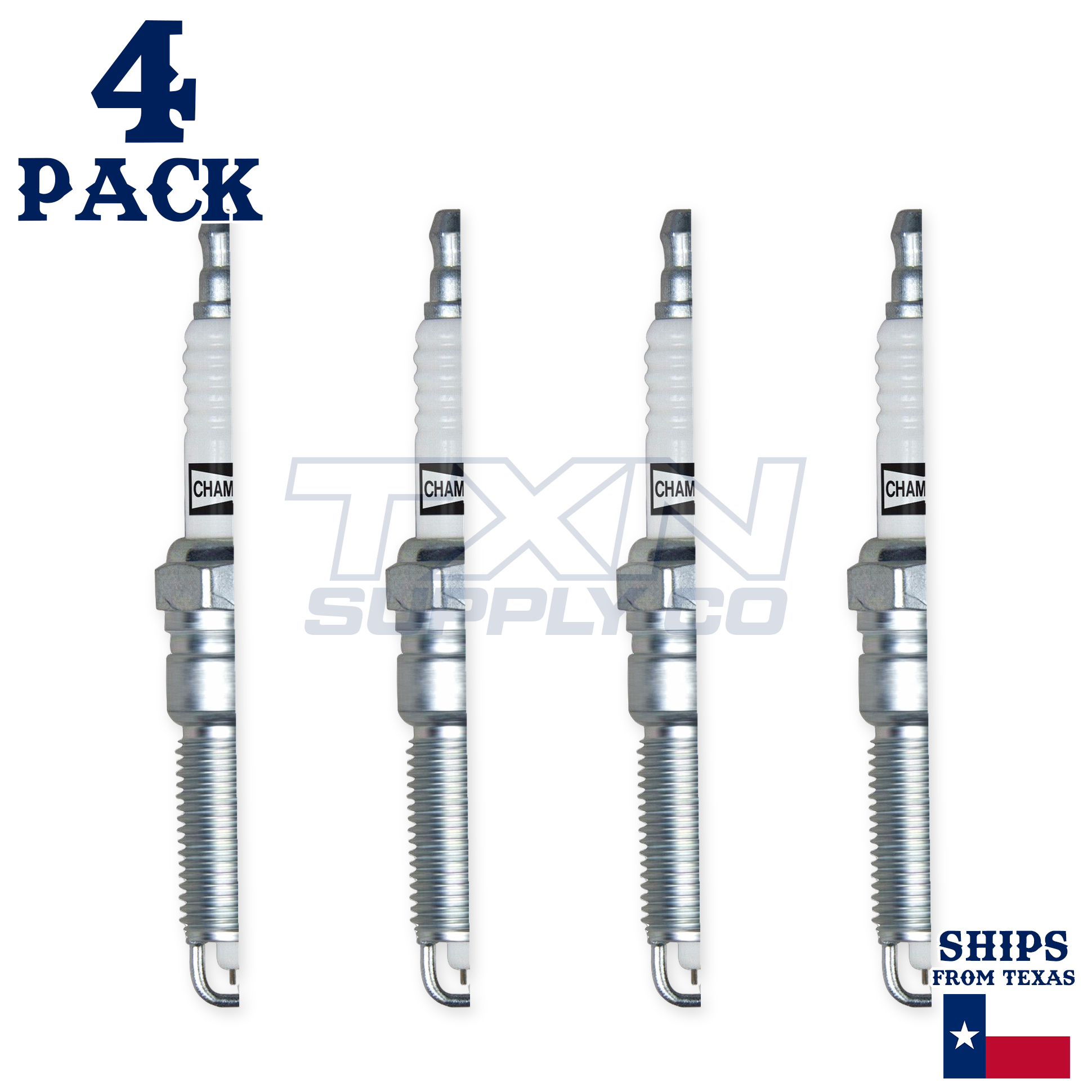 Champion 443 Copper Plus Spark Plugs RE16MC - 4 Pack - Image 2