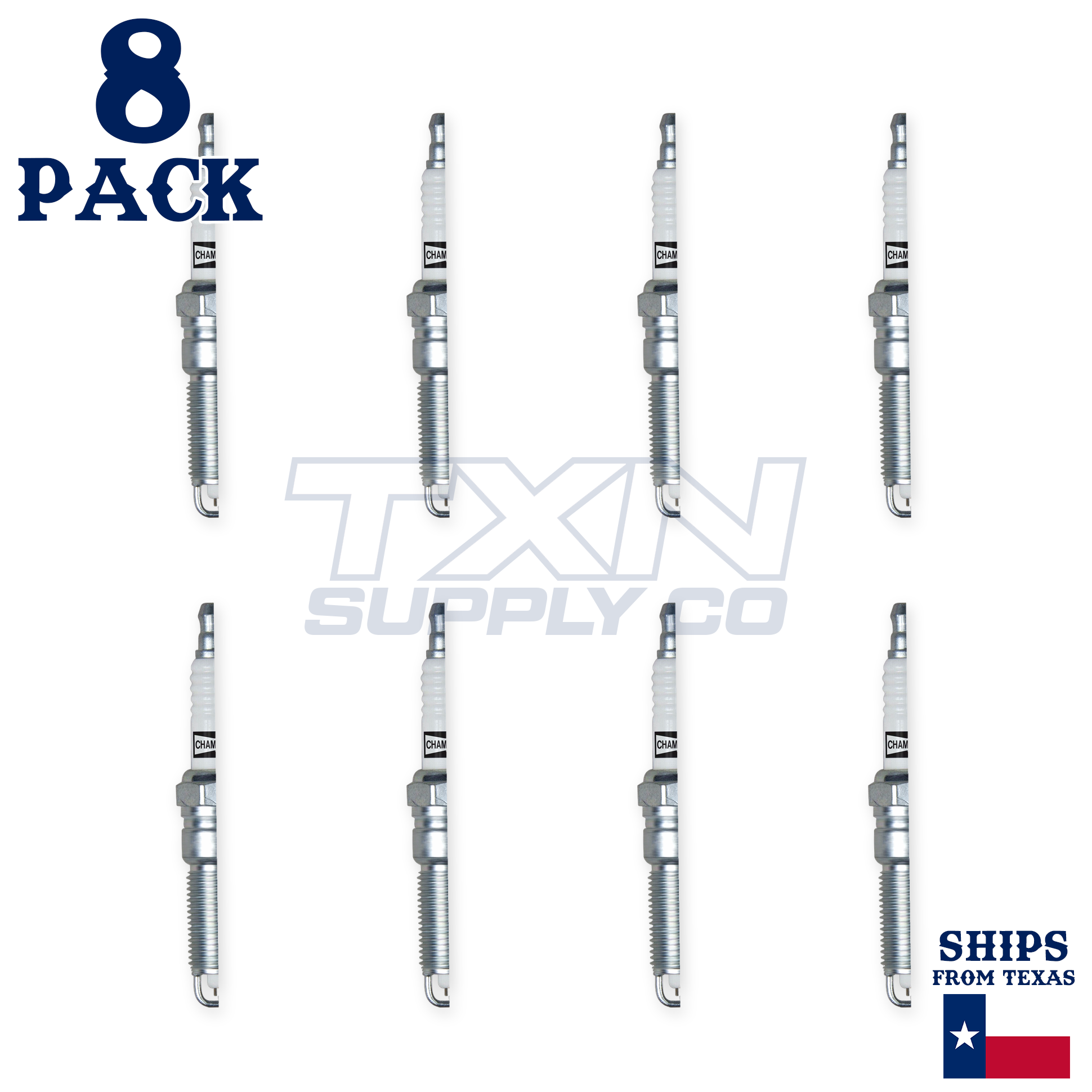 Champion 443 Copper Plus Spark Plugs RE16MC - 8 Pack - Image 2