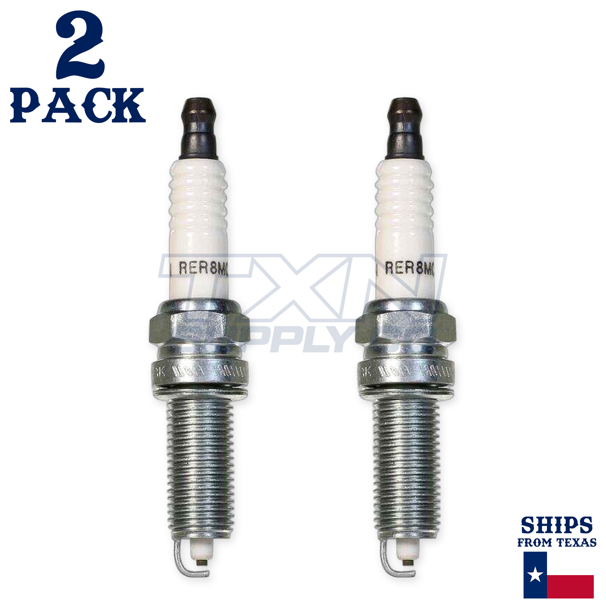 Champion 445 Copper Plus Spark Plugs RER8MC - 2 Pack - Image 2