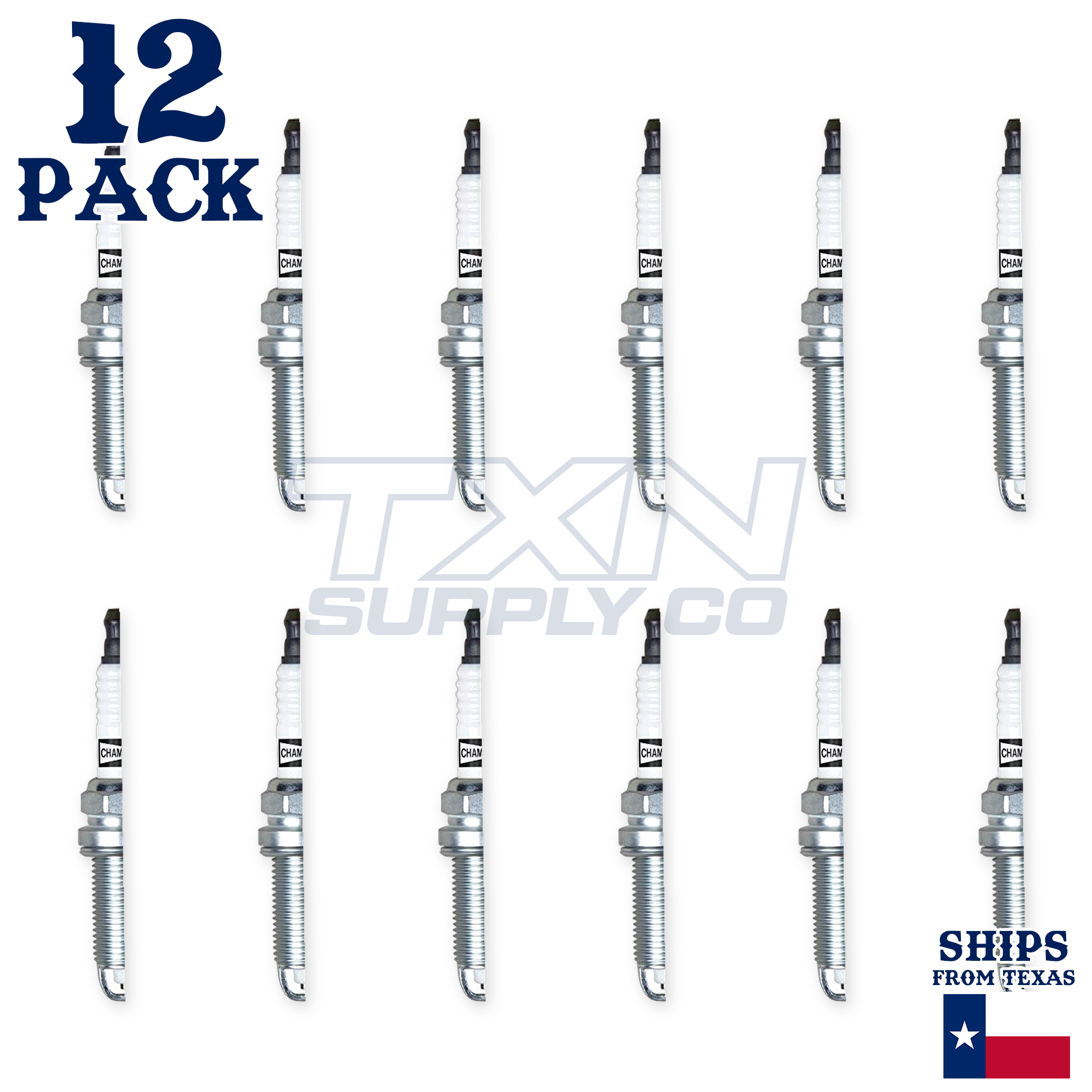 Champion 446 Copper Plus Spark Plugs REC12MCC4 - 12 Pack - Image 2