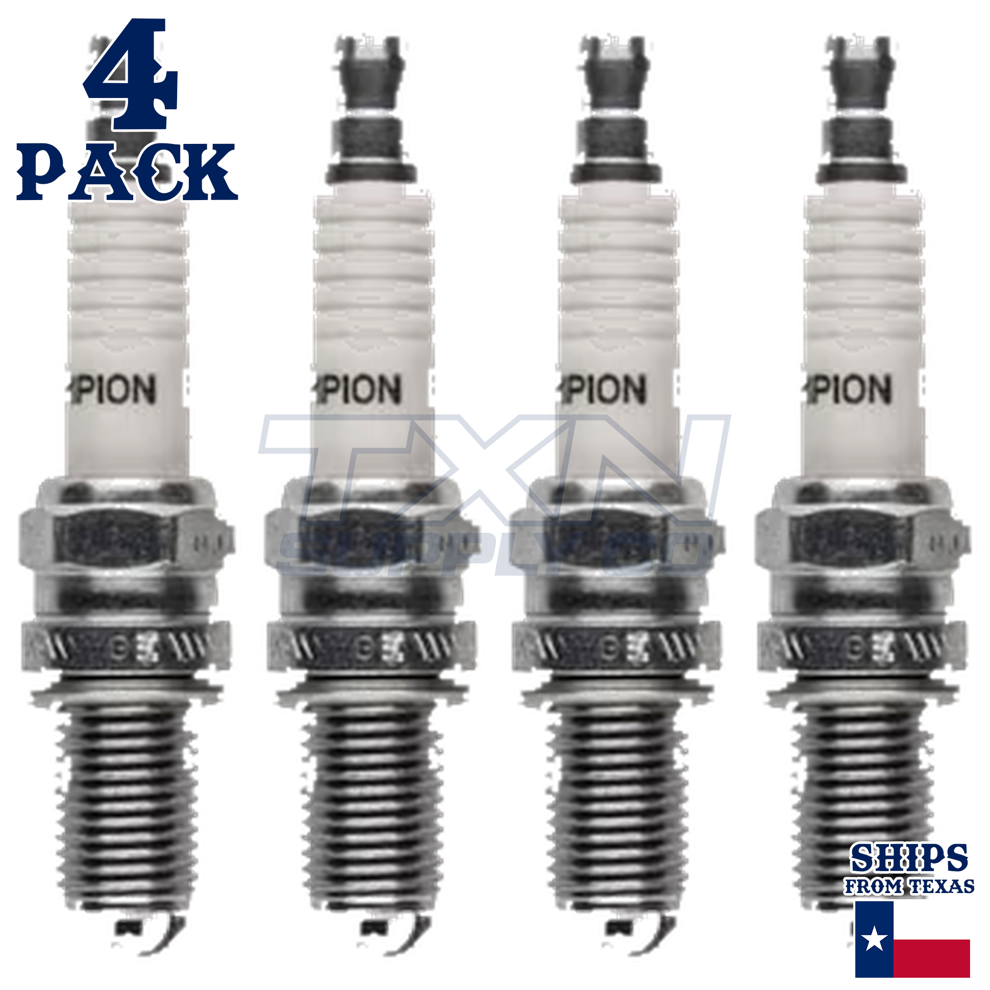 Champion 449 Copper Plus Spark Plug RA7YC - 4 Pack - Image 1