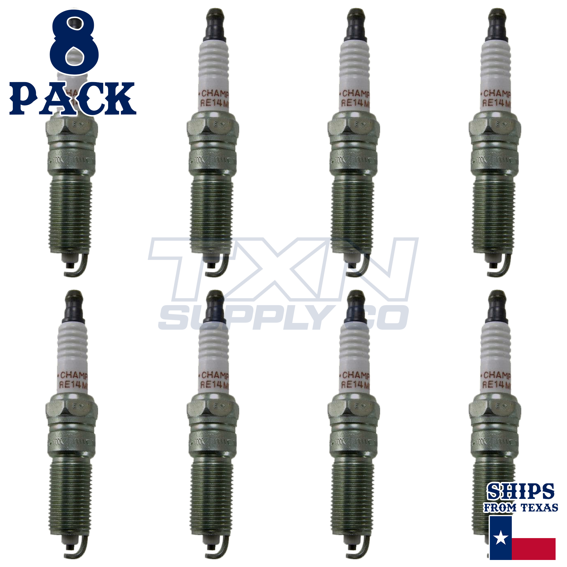 Champion 470 Spark Plugs 8 Pack