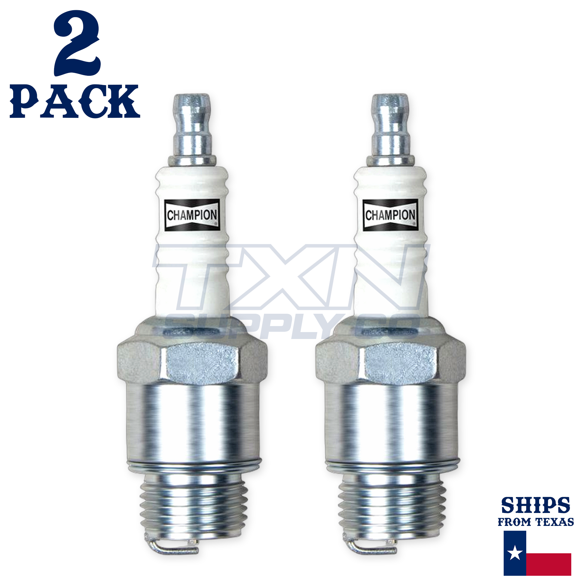 Champion 502 Copper Plus Spark Plug D21 D-21 - 2 Pack - Image 2