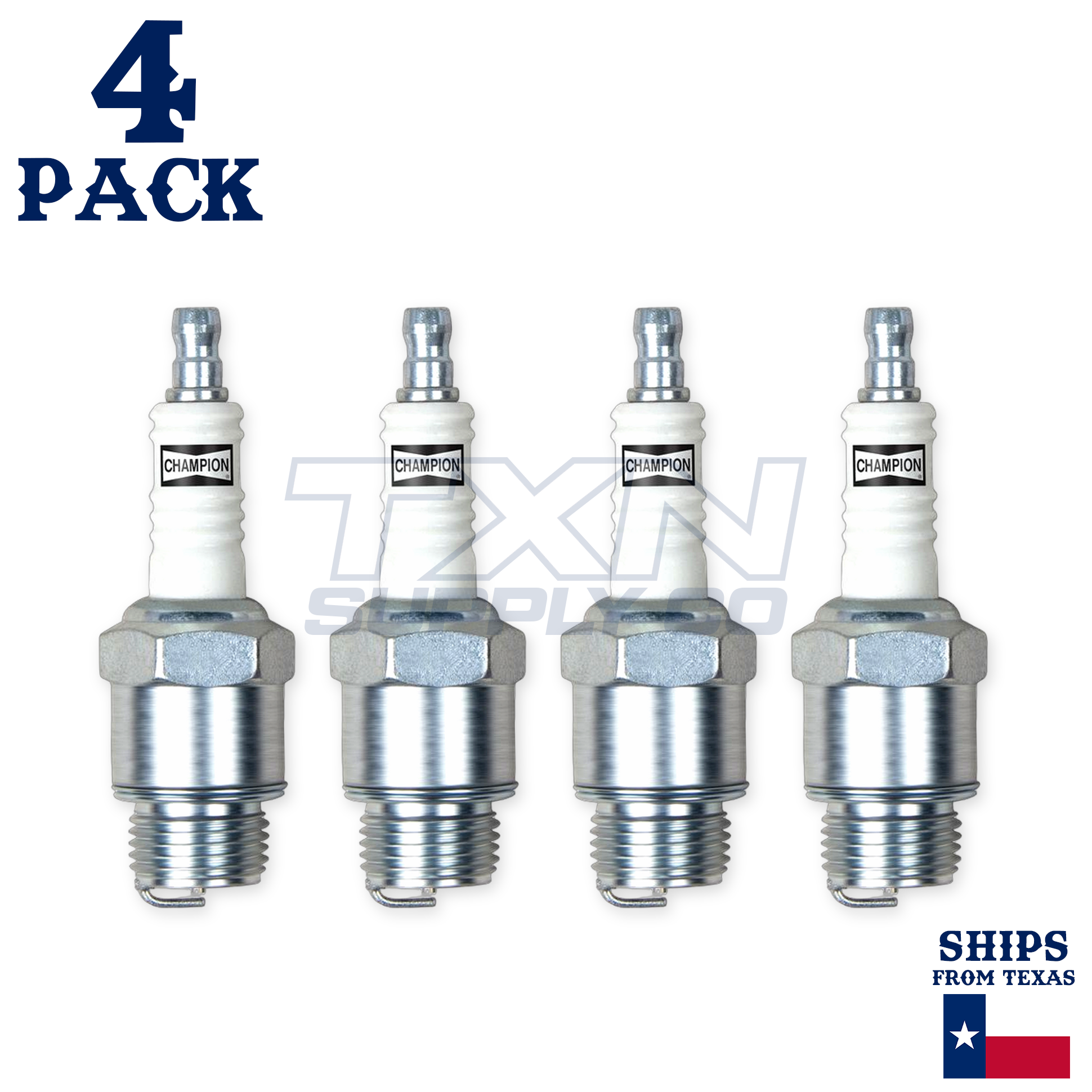 Champion 502 Copper Plus Spark Plug D21 D-21 - 4 Pack - Image 2
