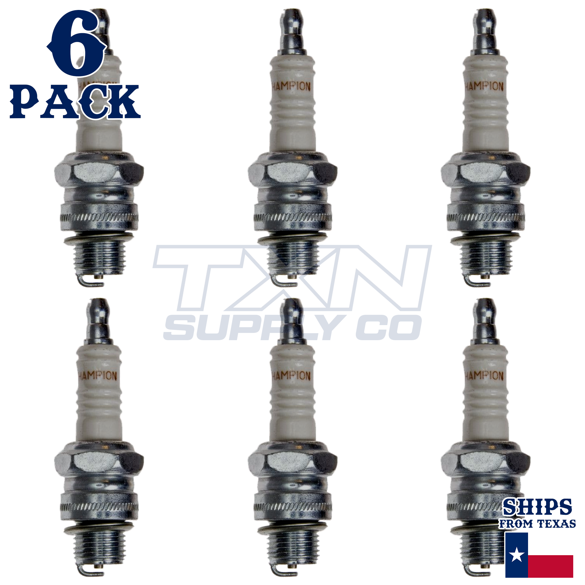 Champion 512 Spark Plugs 6 Pack - Image 1