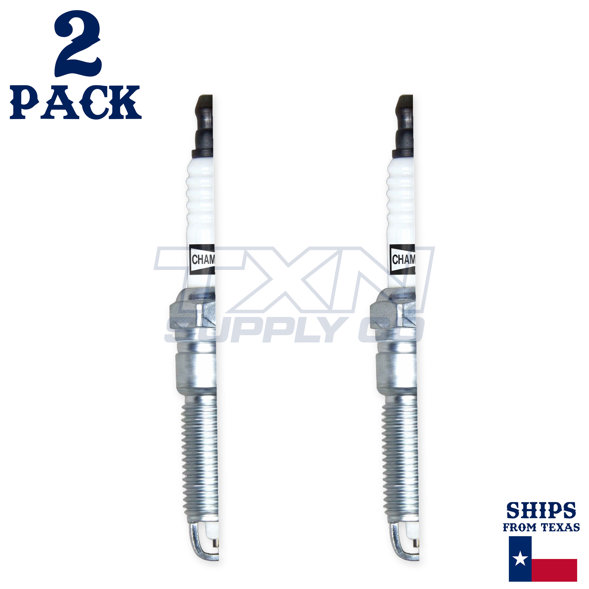 Champion Copper Plus 570 Spark Plugs for RE14MCC4 - 2 Pack - Image 2