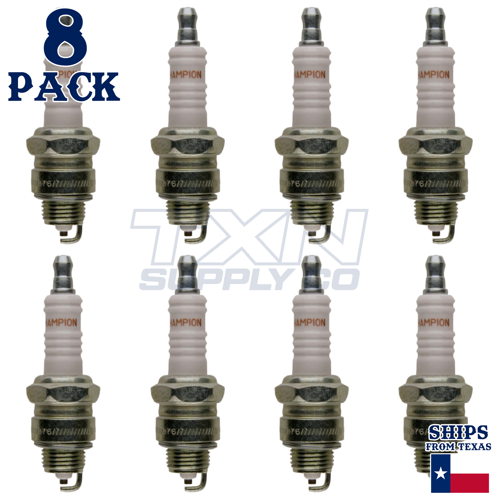 Champion 58 Spark Plugs 8 Pack - Image 1