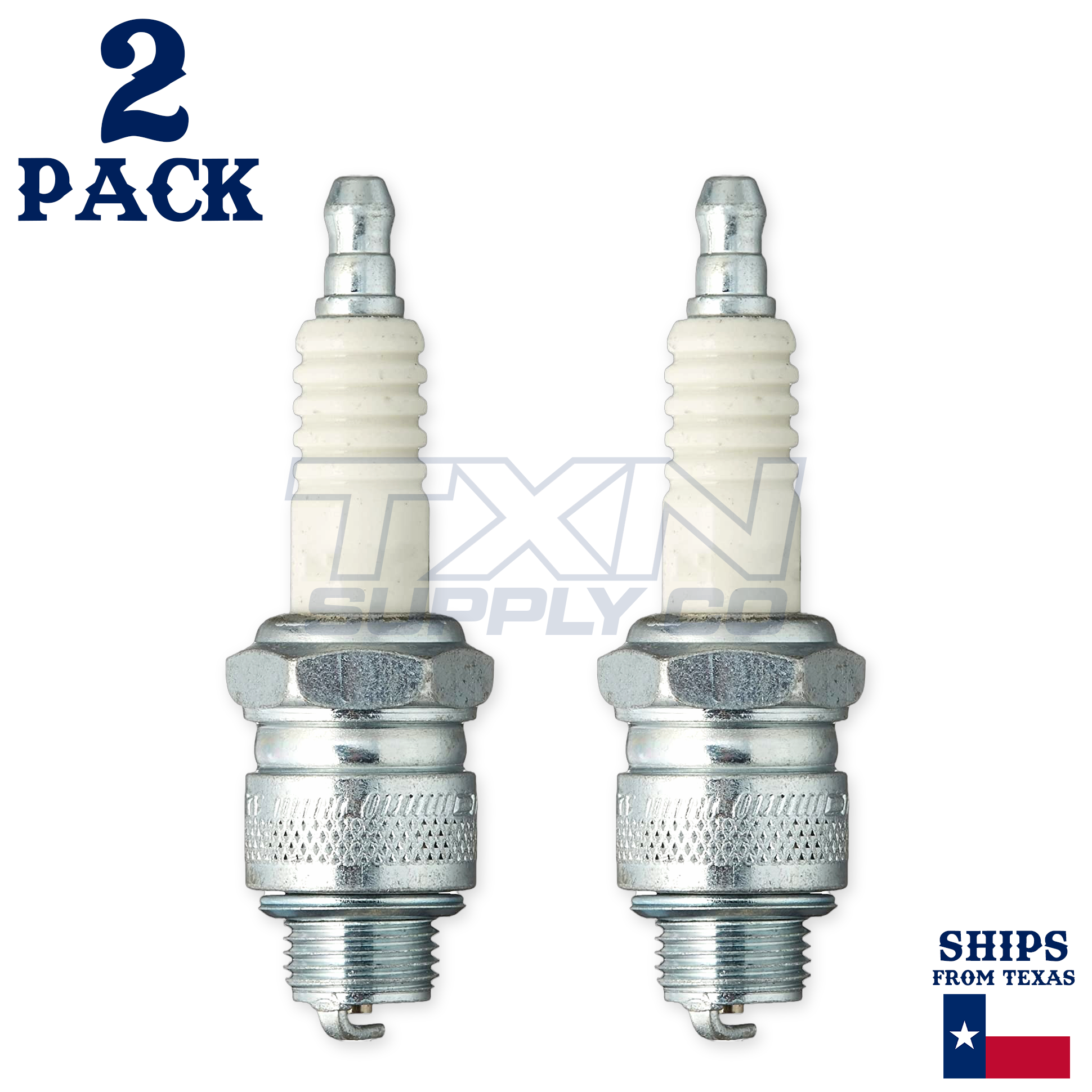 Champion 592 Copper Plus Spark Plug RJ12C - 2 Pack - Small Engine - Image 2