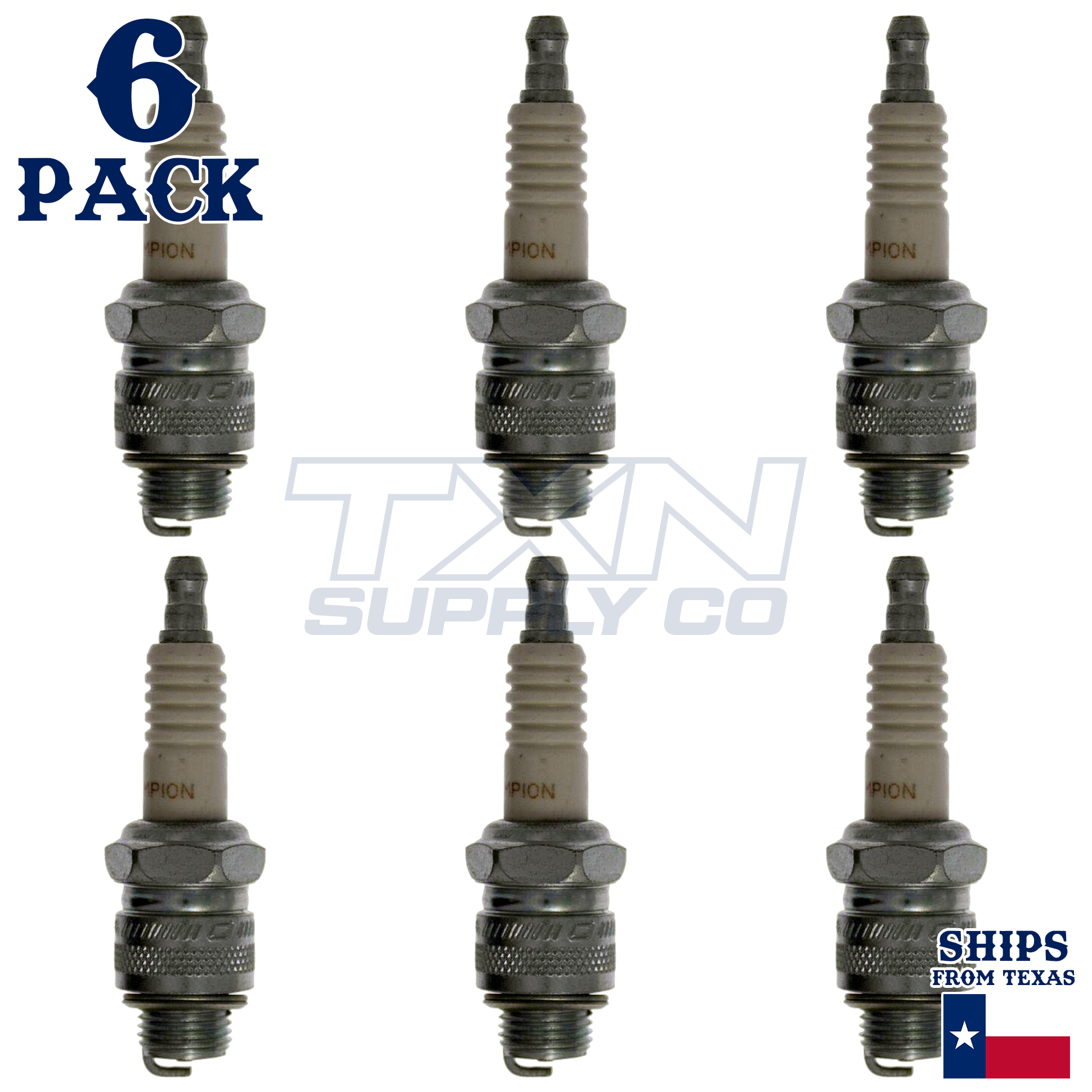 Champion 592 Spark Plugs 6 Pack - Image 1