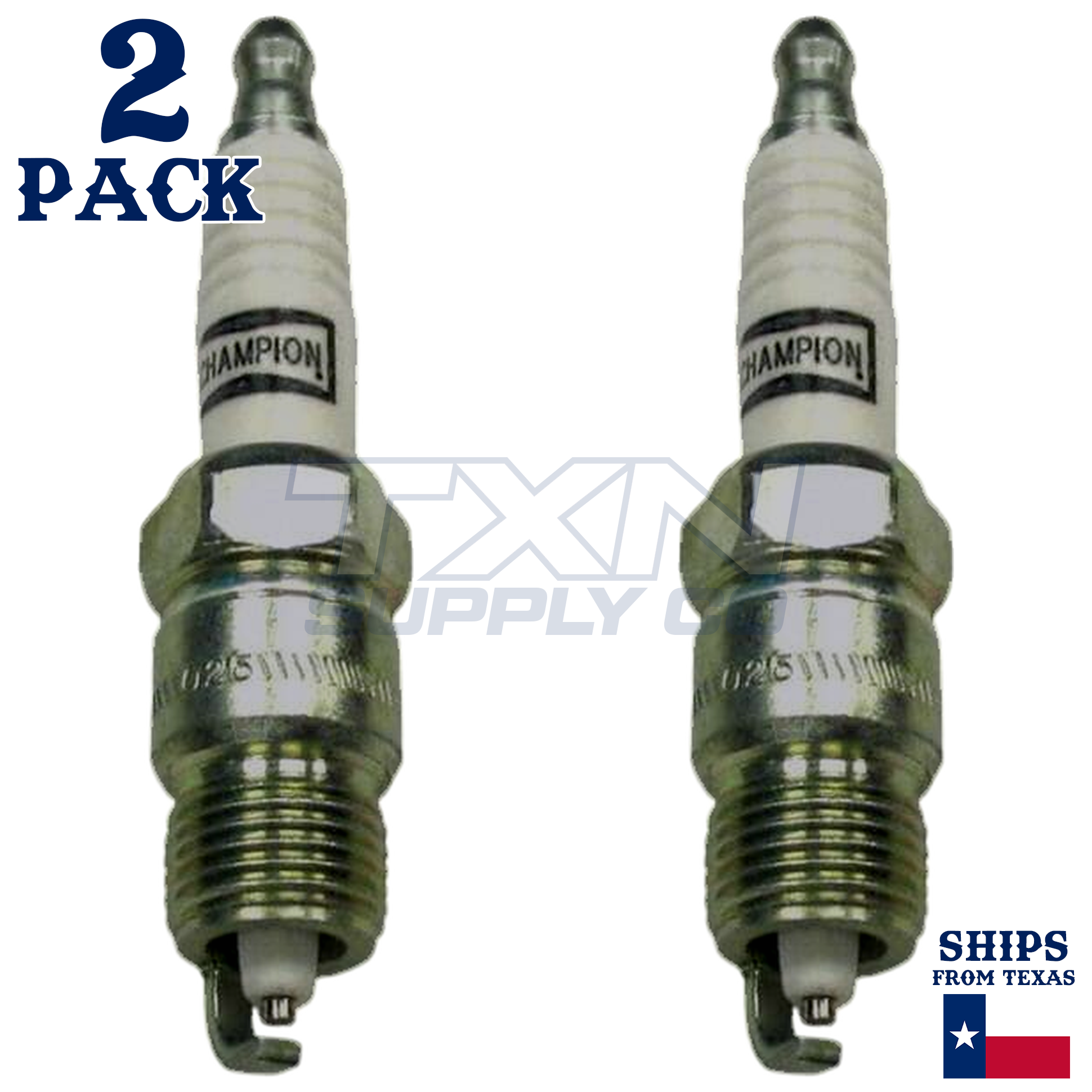 Champion 7018 Spark Plugs 2 Pack - Image 1