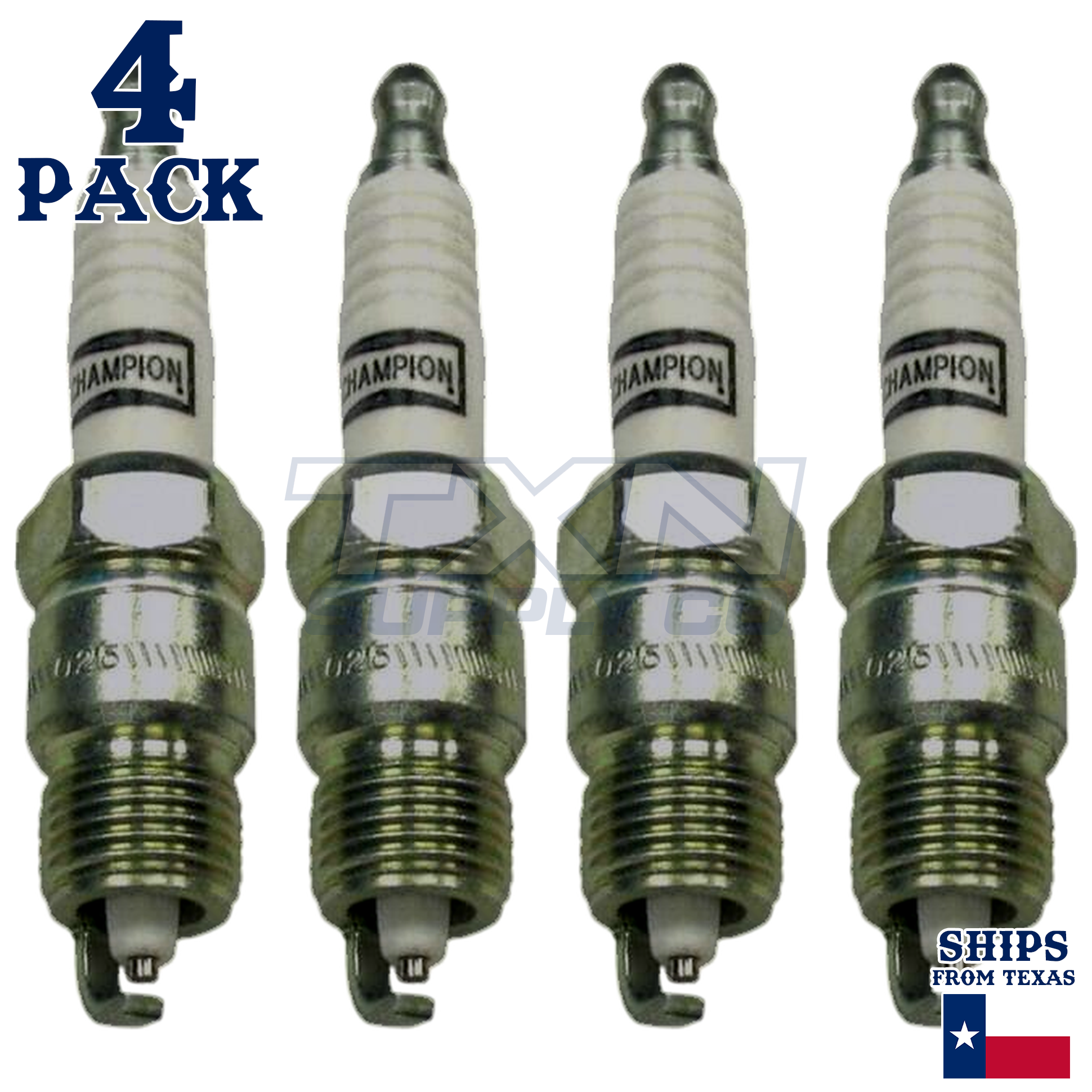Champion 7018 Spark Plugs 4 Pack
