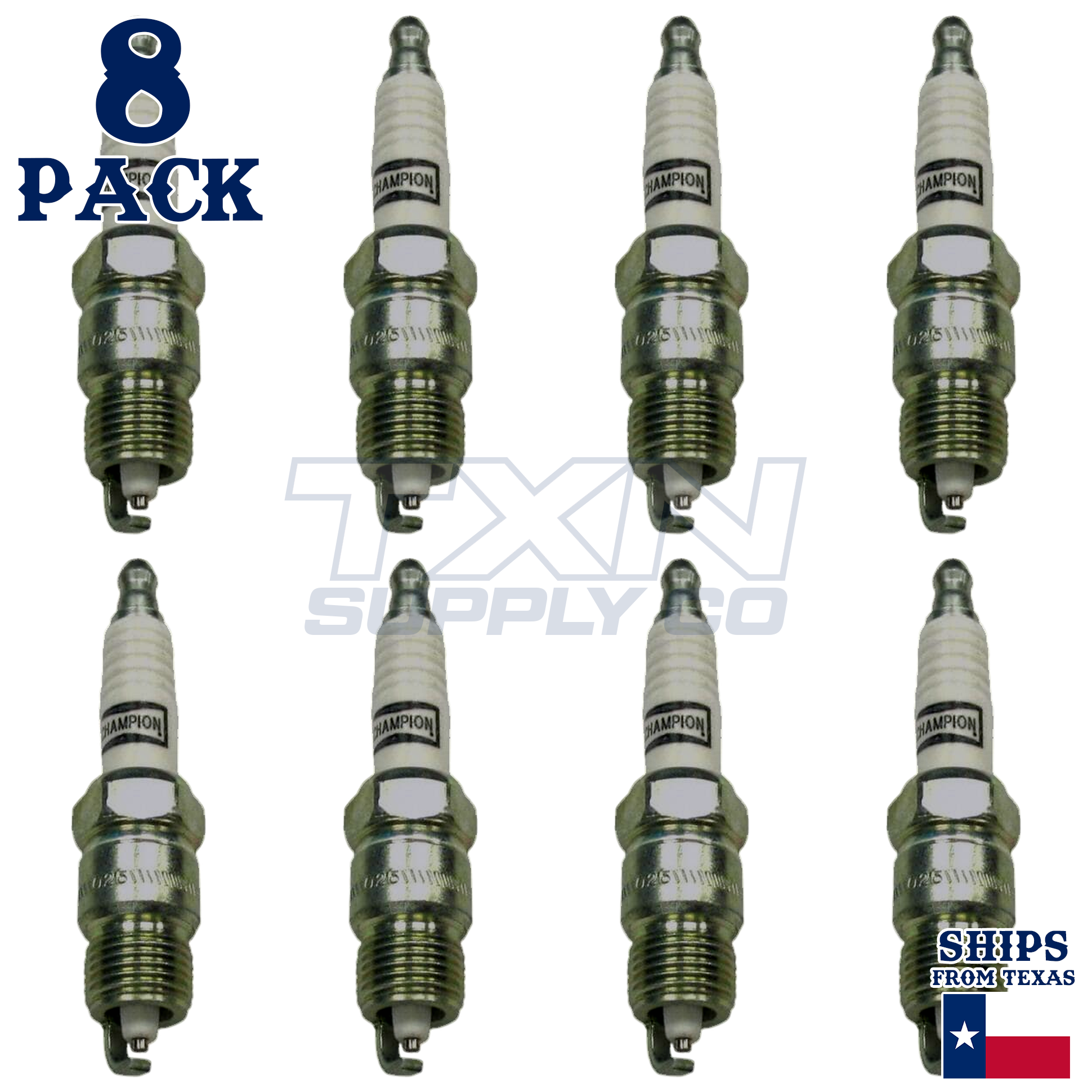 Champion 7018 Spark Plugs 8 Pack