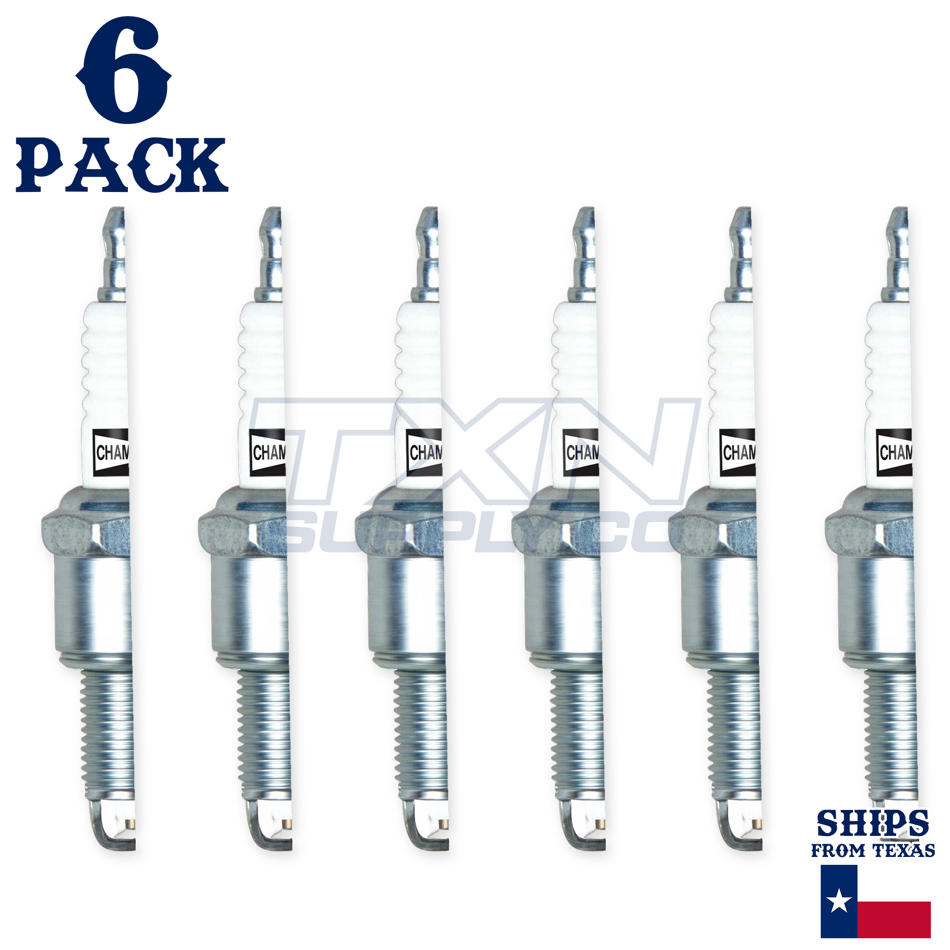 Champion 7031 Double Platinum Spark Plugs RN14PMP5 - 6 Pack - Image 2