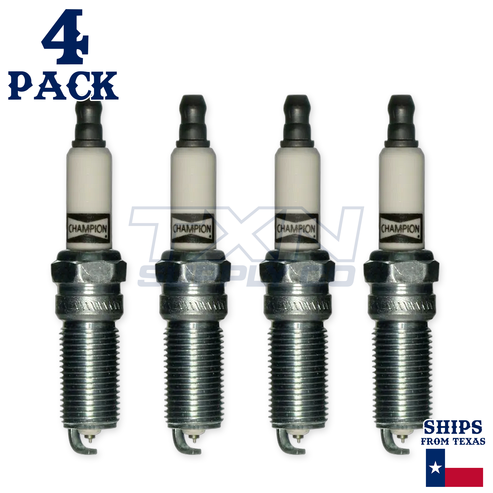 Champion 7032 Double Platinum Spark Plugs RE10PMPB5 - 4 Pack - Image 2