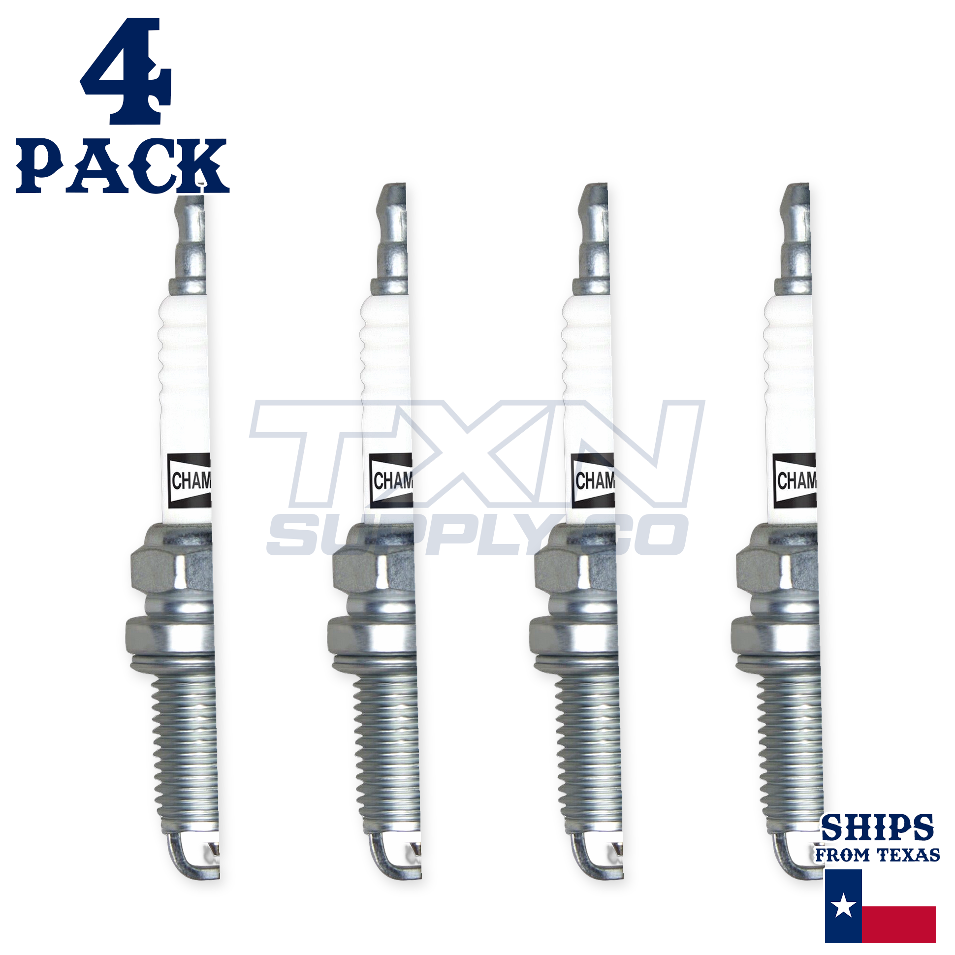Champion 7071 Double Platinum Spark Plugs RC12PYP - 4 Pack - Image 2