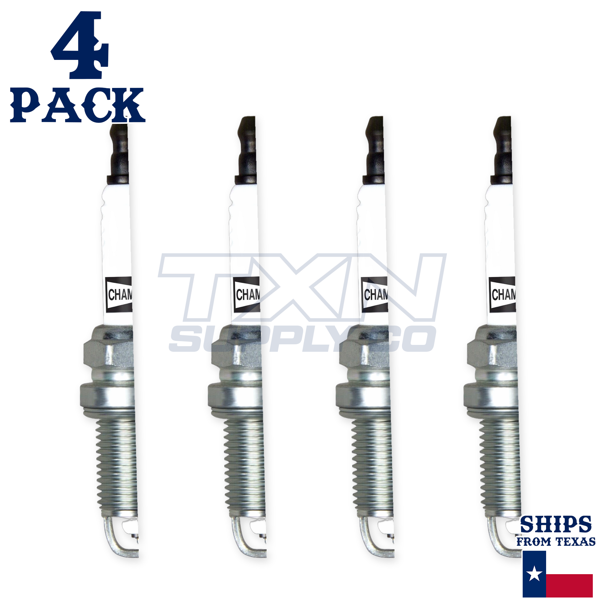 Champion 7318 Double Platinum Spark Plugs RC12PMPB4 - 4 Pack - Image 2