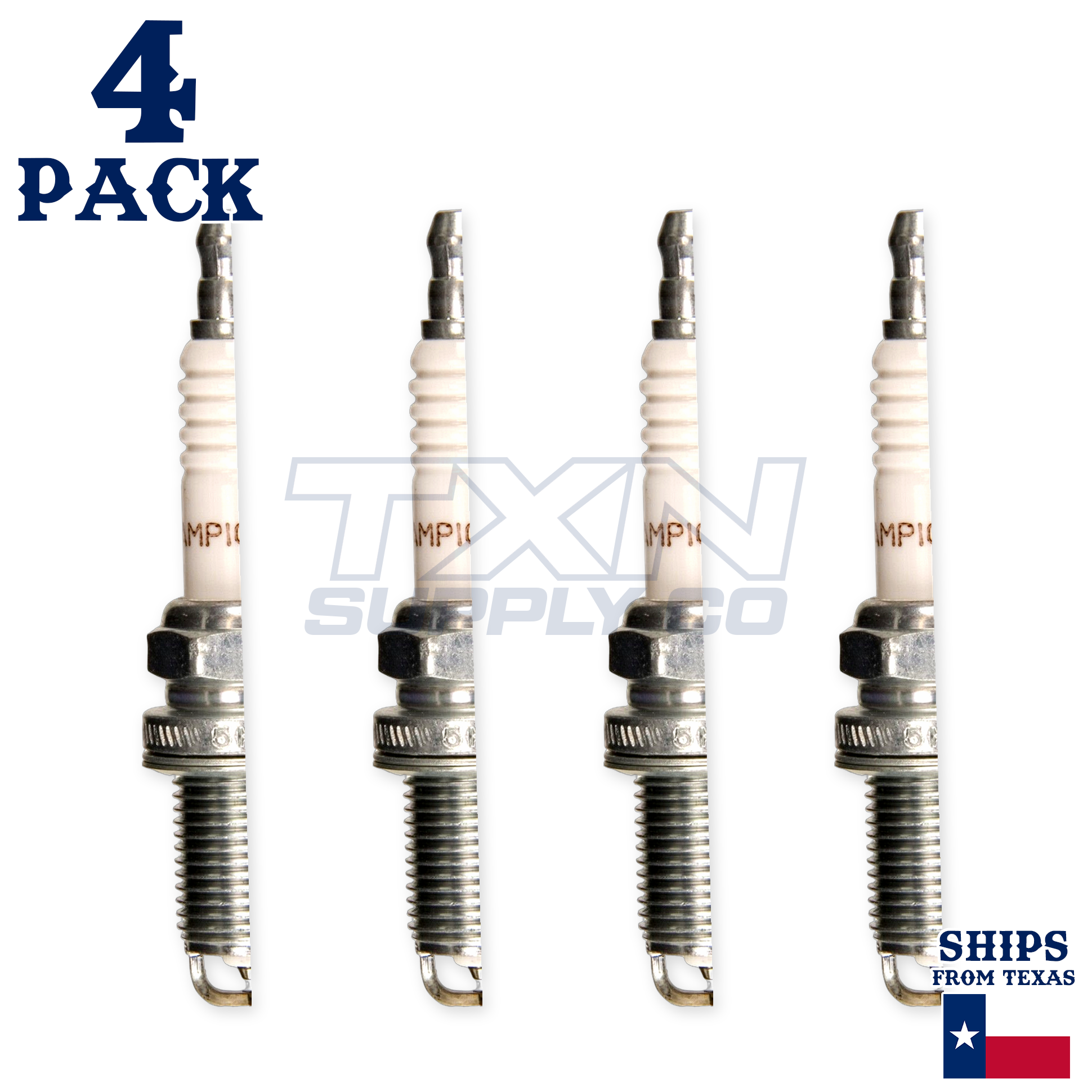 Champion 7346 Double Platinum Spark Plugs RC10PYP4 - 4 Pack - Image 2