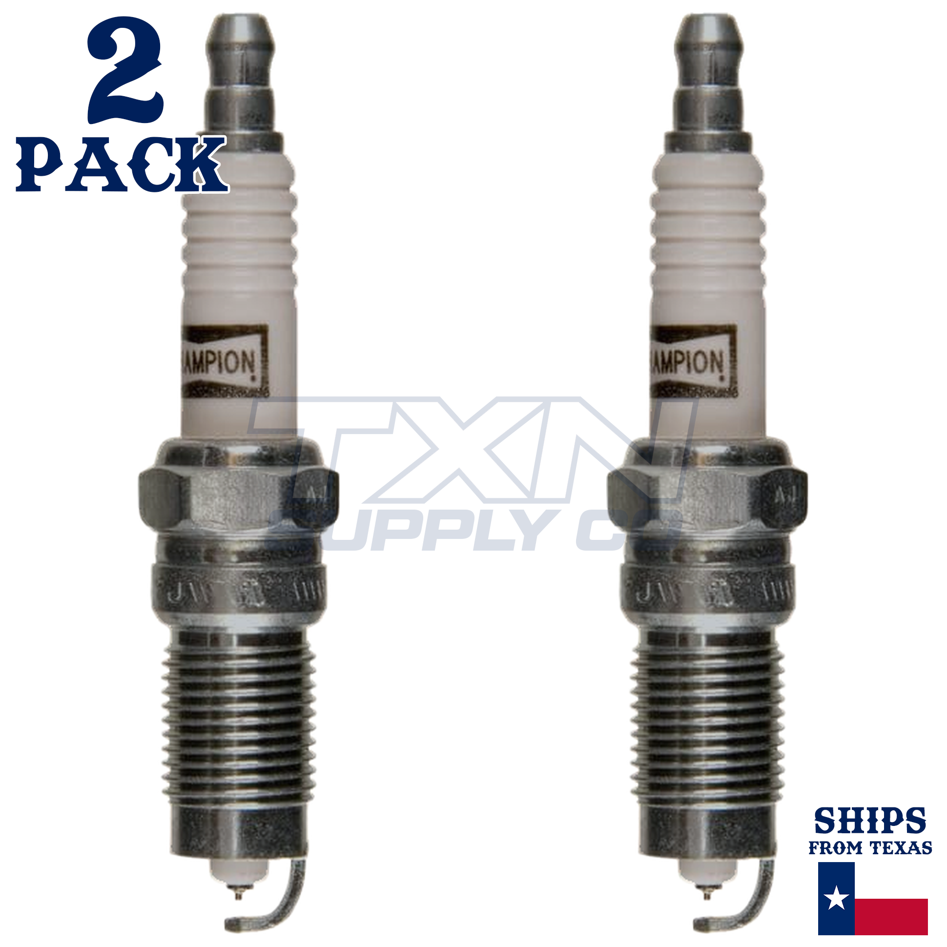 Champion 7407 Spark Plugs 2 Pack - Image 1