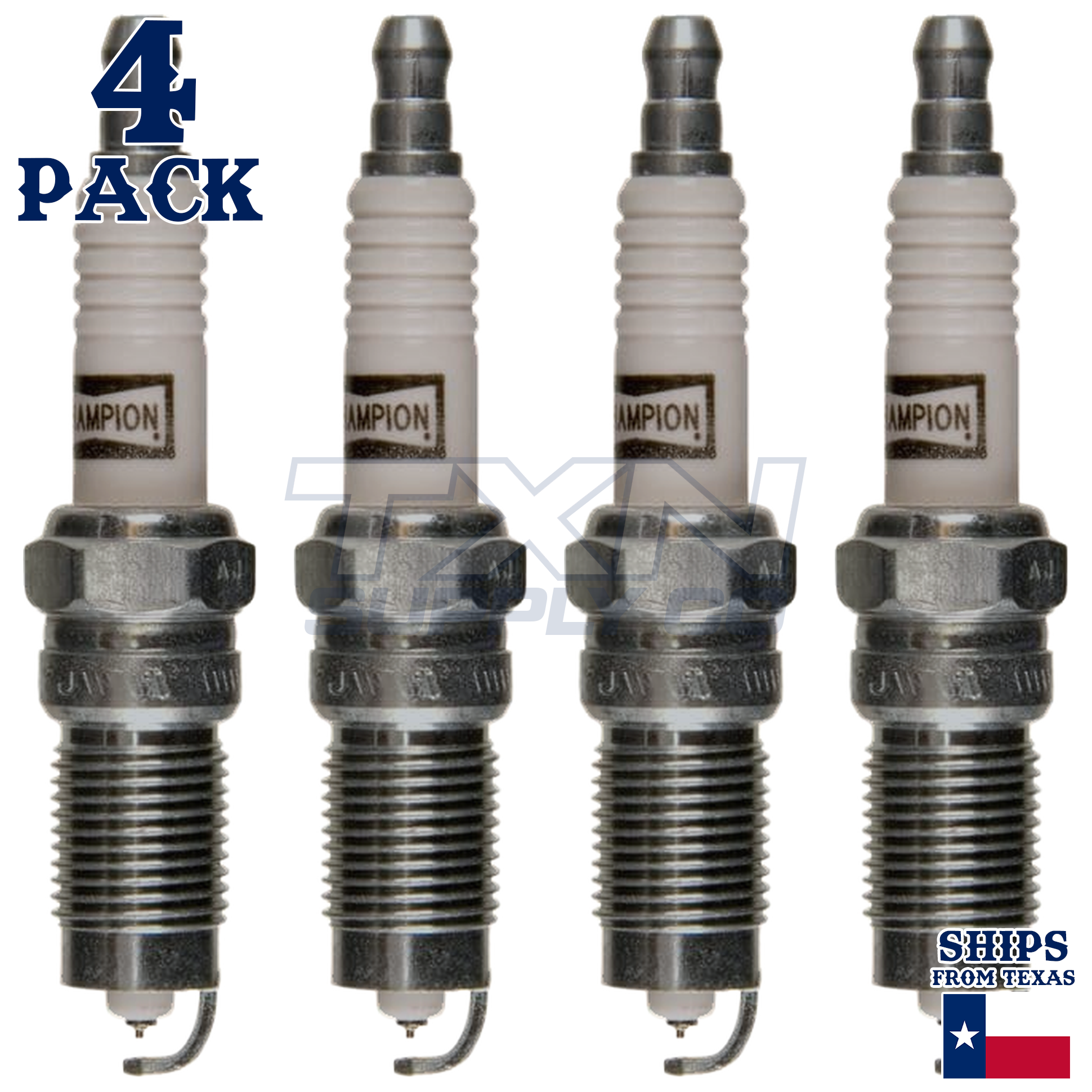 Champion 7407 Spark Plugs 4 Pack